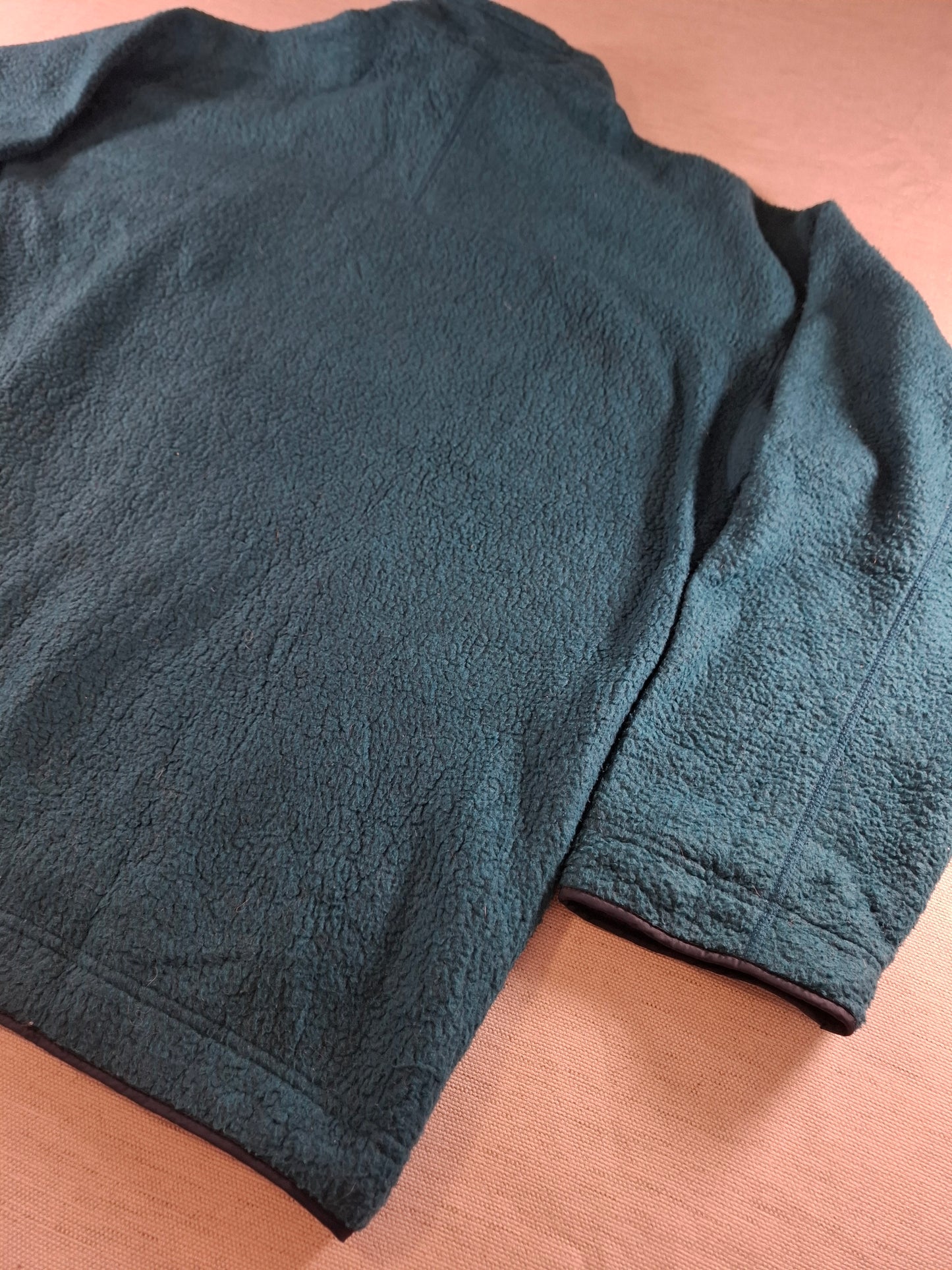 001540 – Patagonia Fleece Jacket (Synchilla) – Cream/Blue, Size XL