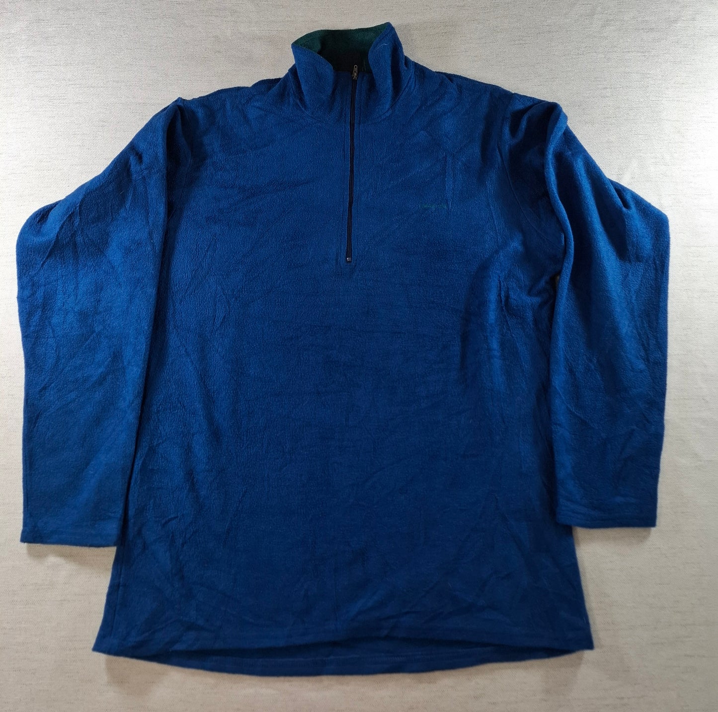 001543 – Patagonia Quarter-Zip Vest (Capilene) – Blue, Size M