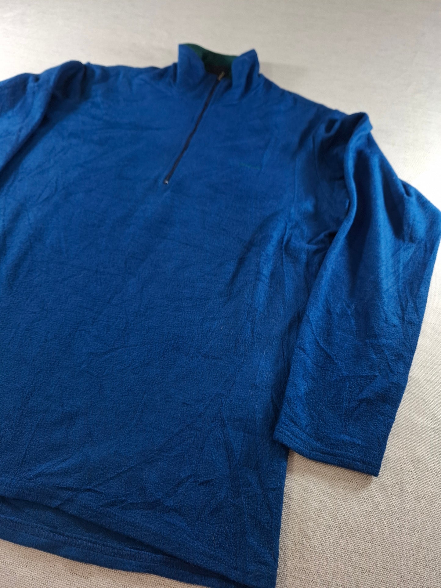 001543 – Patagonia Quarter-Zip Vest (Capilene) – Blue, Size M