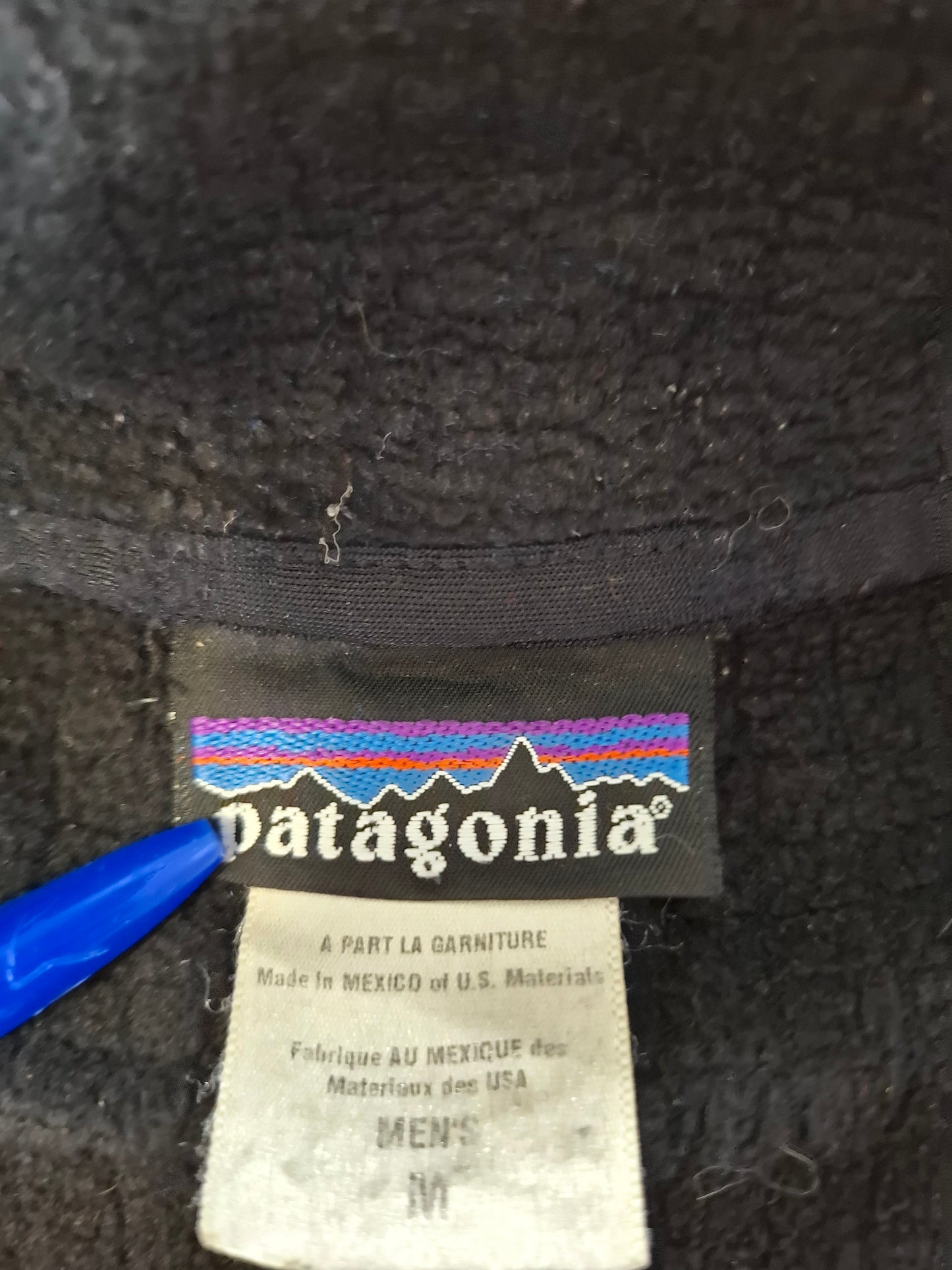 001544 – Patagonia Fleece Jacket – Black, Size M