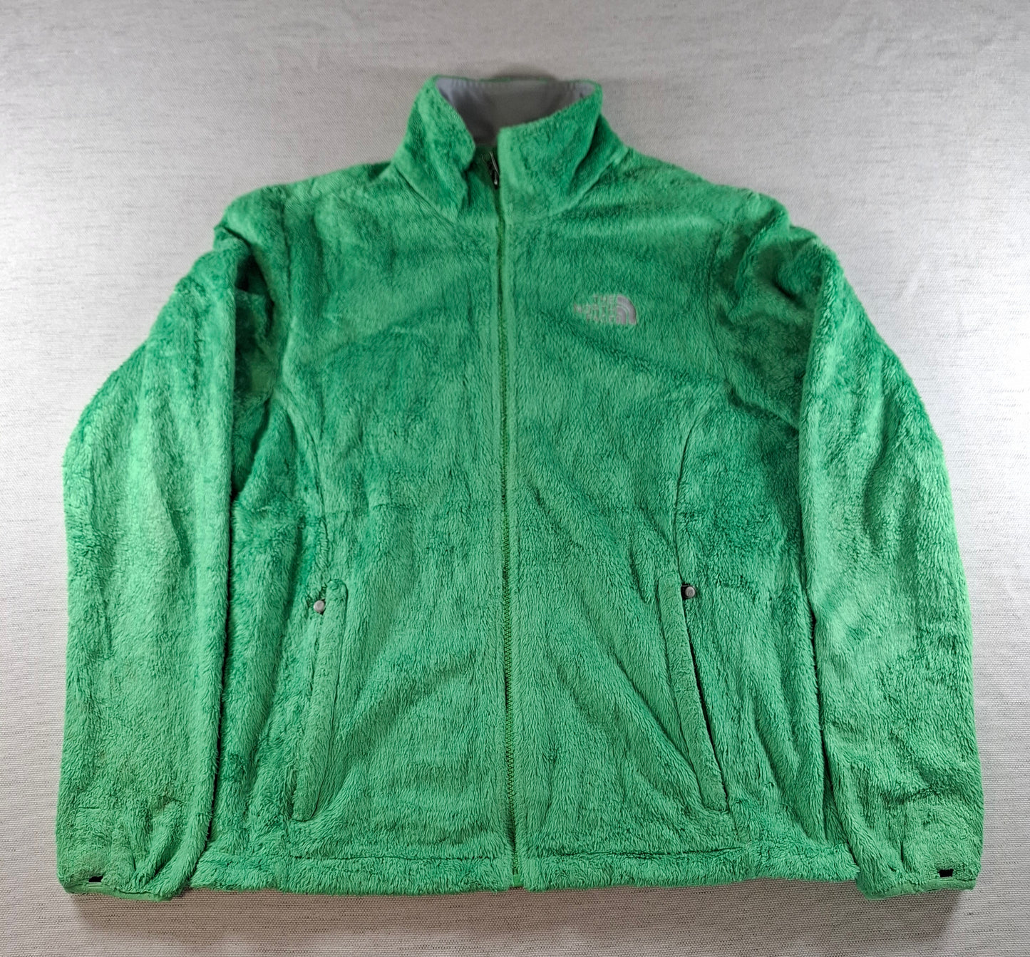 001545 – The North Face Fleece Jacket – Green, Size Women's M