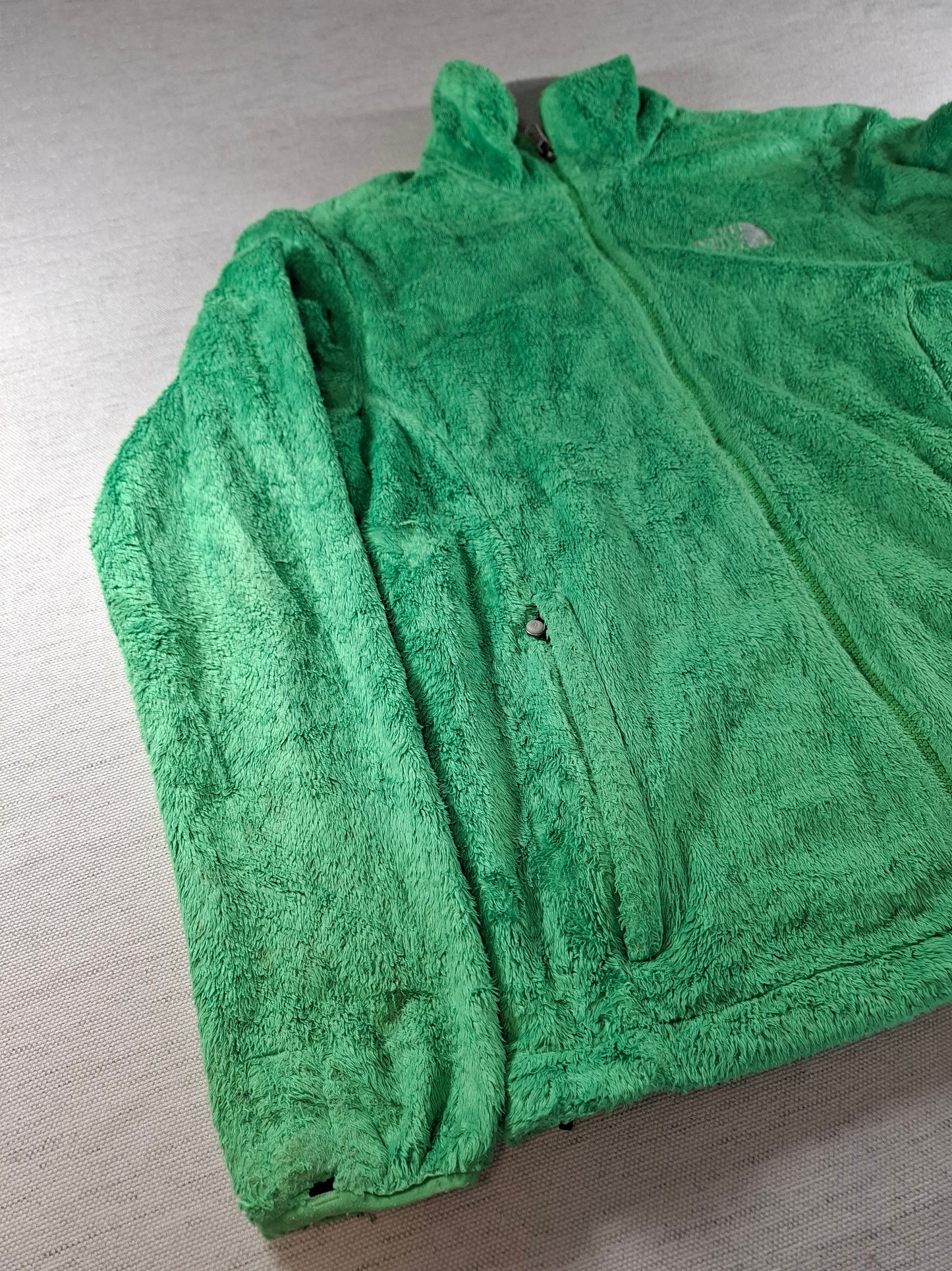 001545 – The North Face Fleece Jacket – Green, Size Women's M