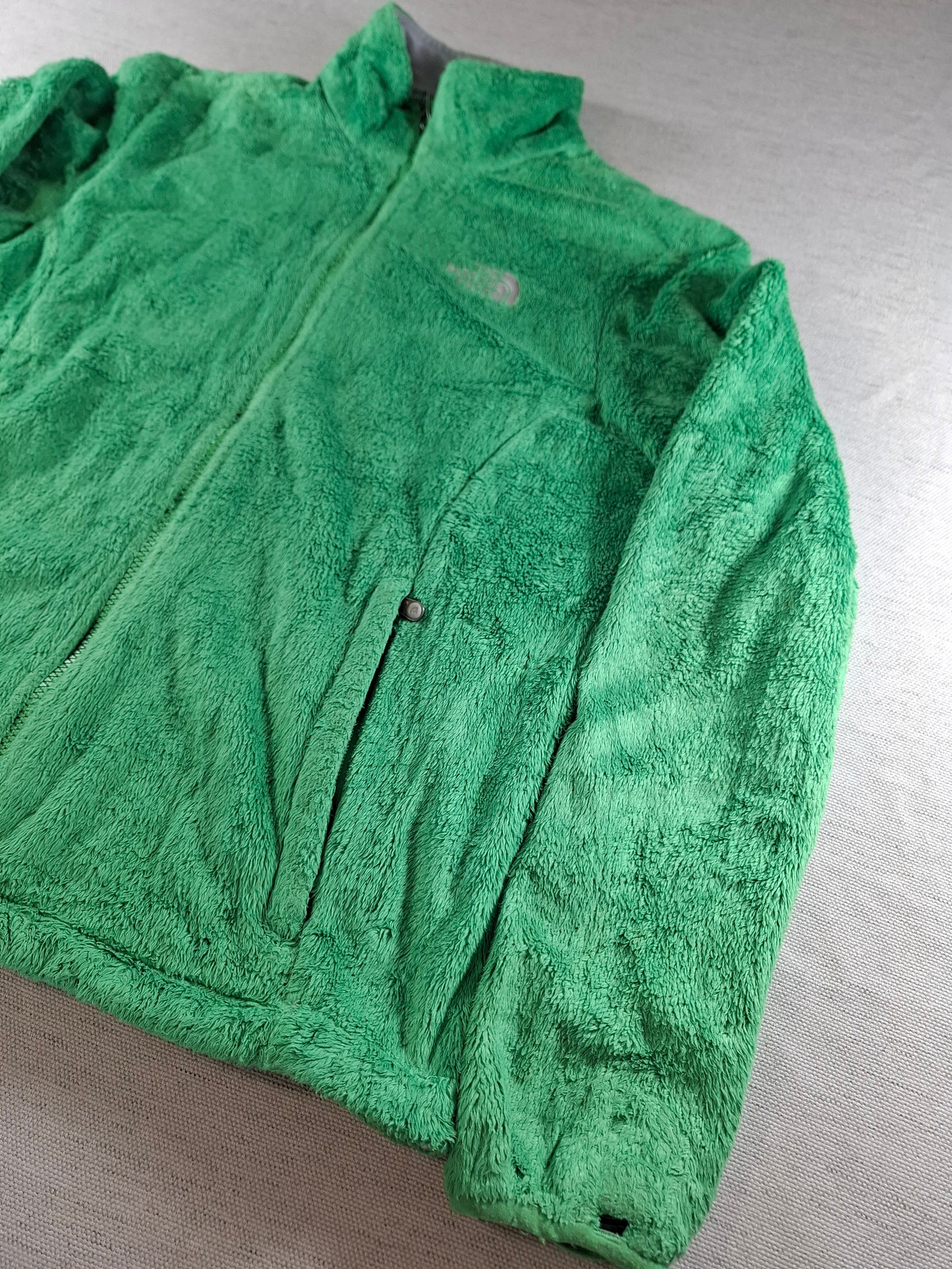 001545 – The North Face Fleece Jacket – Green, Size Women's M