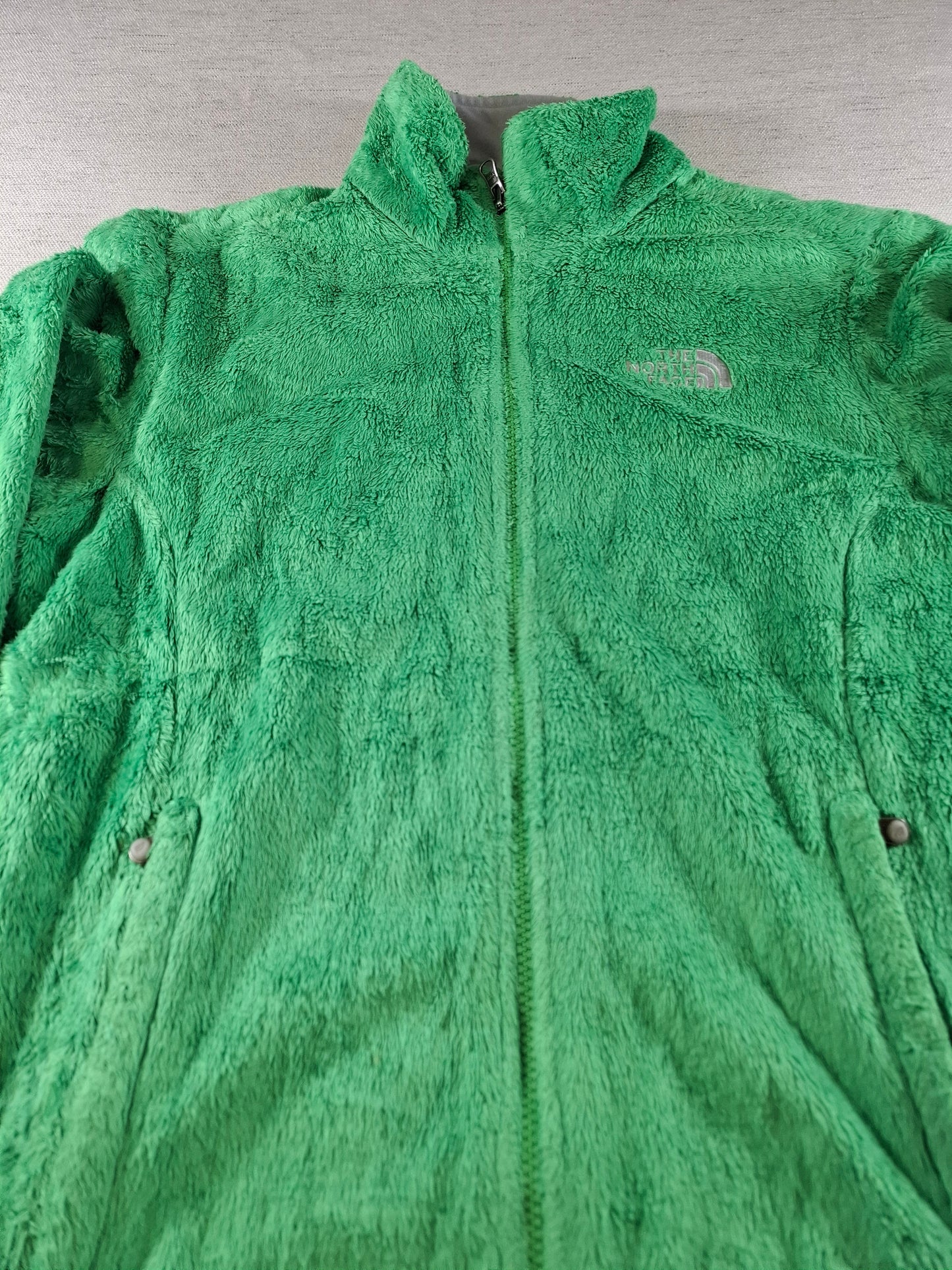 001545 – The North Face Fleece Jacket – Green, Size Women's M