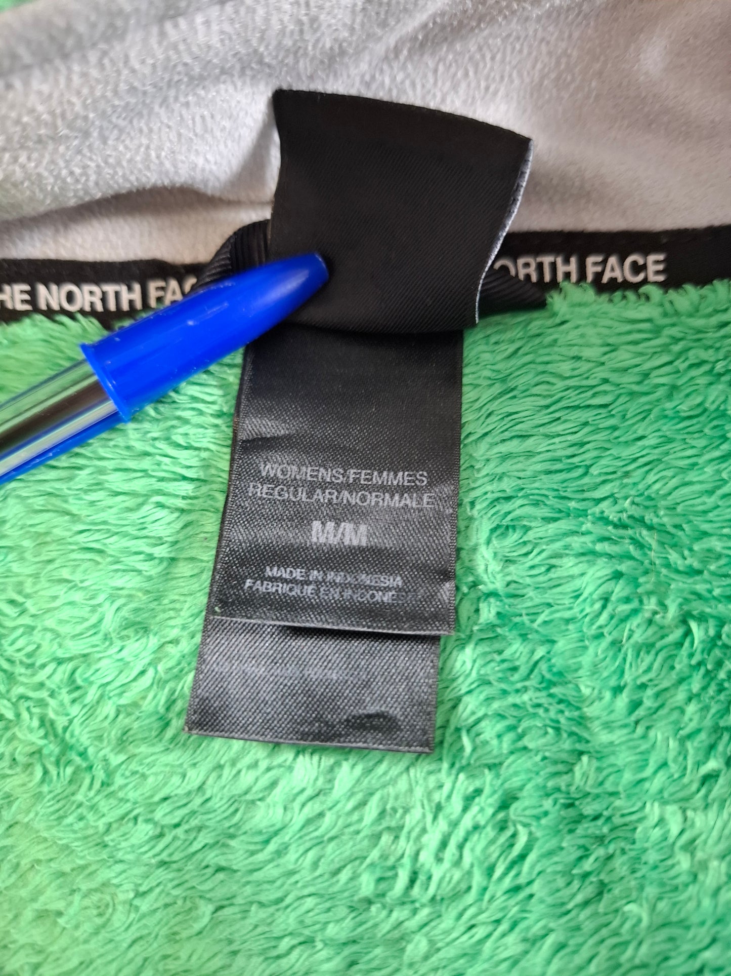 001545 – The North Face Fleece Jacket – Green, Size Women's M