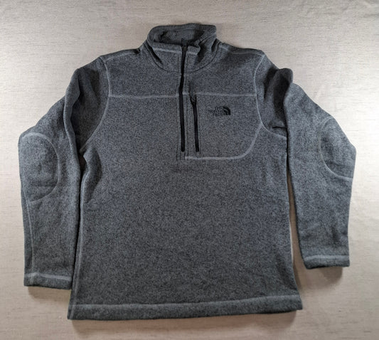 001546 – The North Face Half-Zip Fleece – Grey, Size M