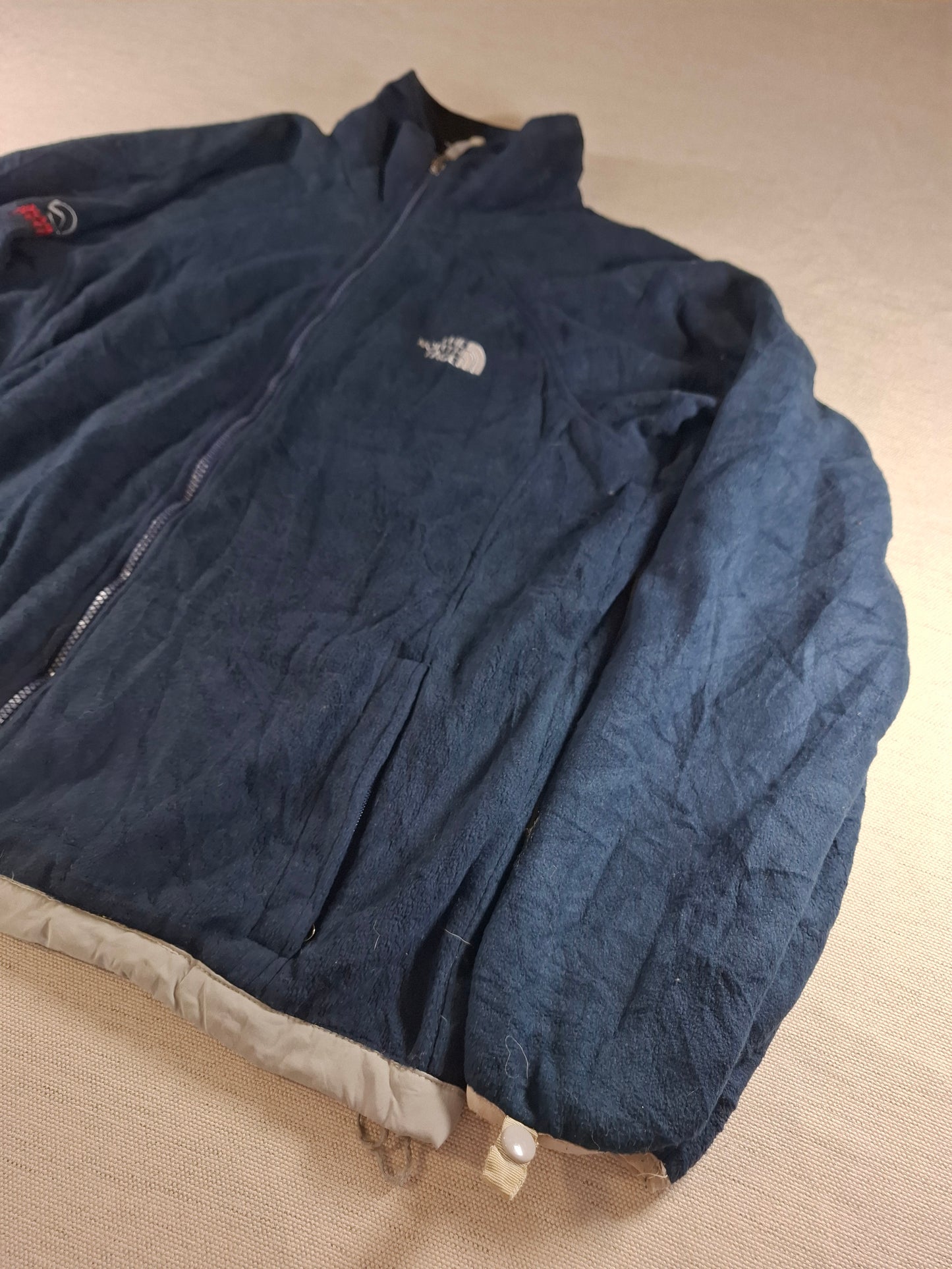 001547 – The North Face Fleece Jacket (Summit Series) – Navy, Size Women's L