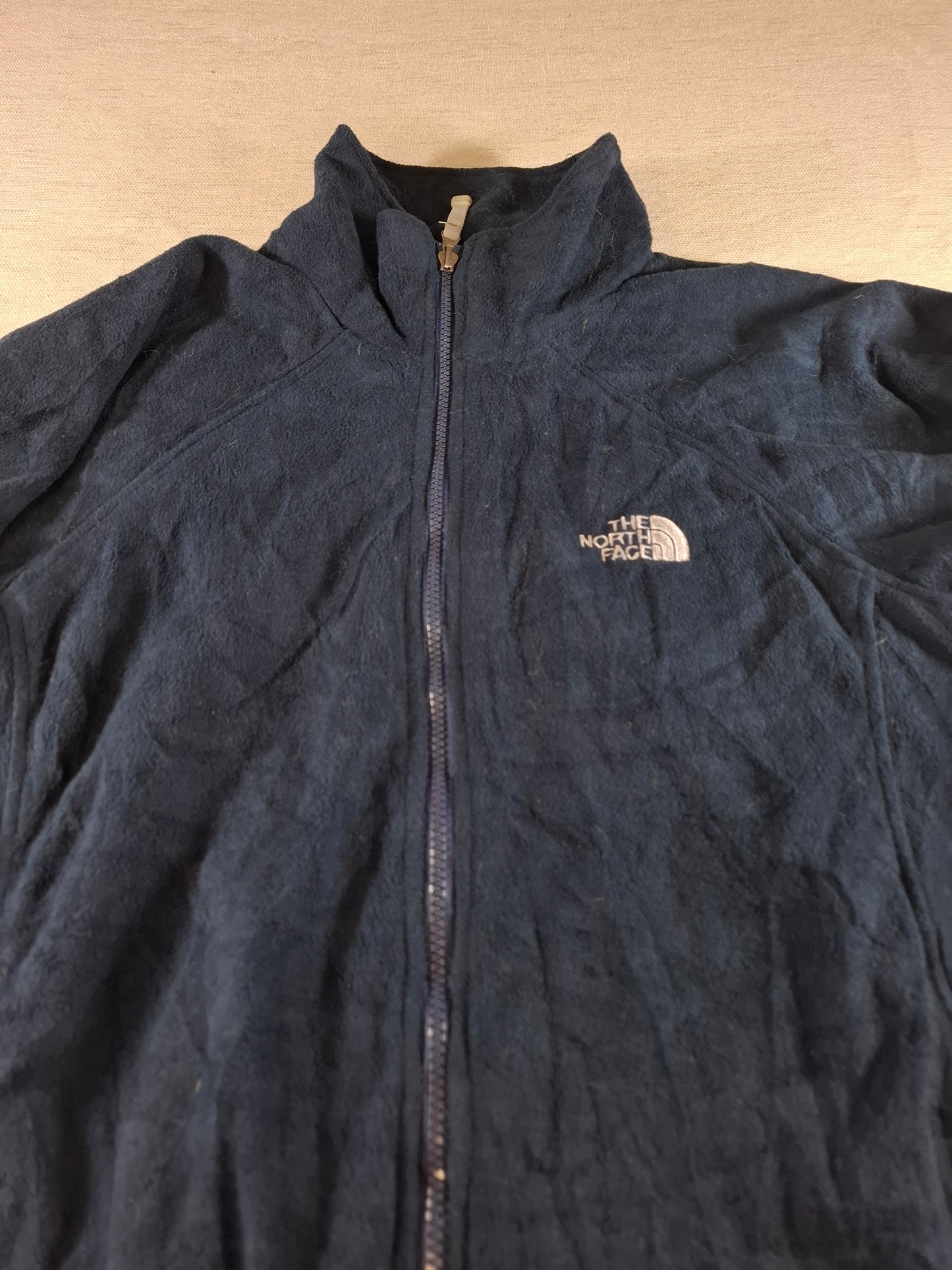 001547 – The North Face Fleece Jacket (Summit Series) – Navy, Size Women's L