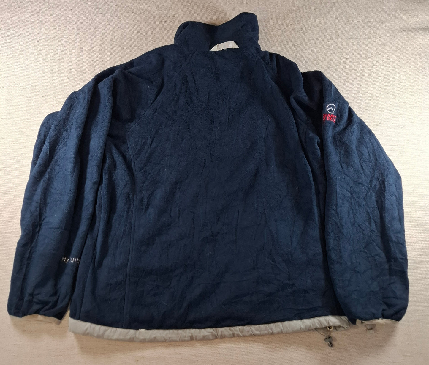 001547 – The North Face Fleece Jacket (Summit Series) – Navy, Size Women's L
