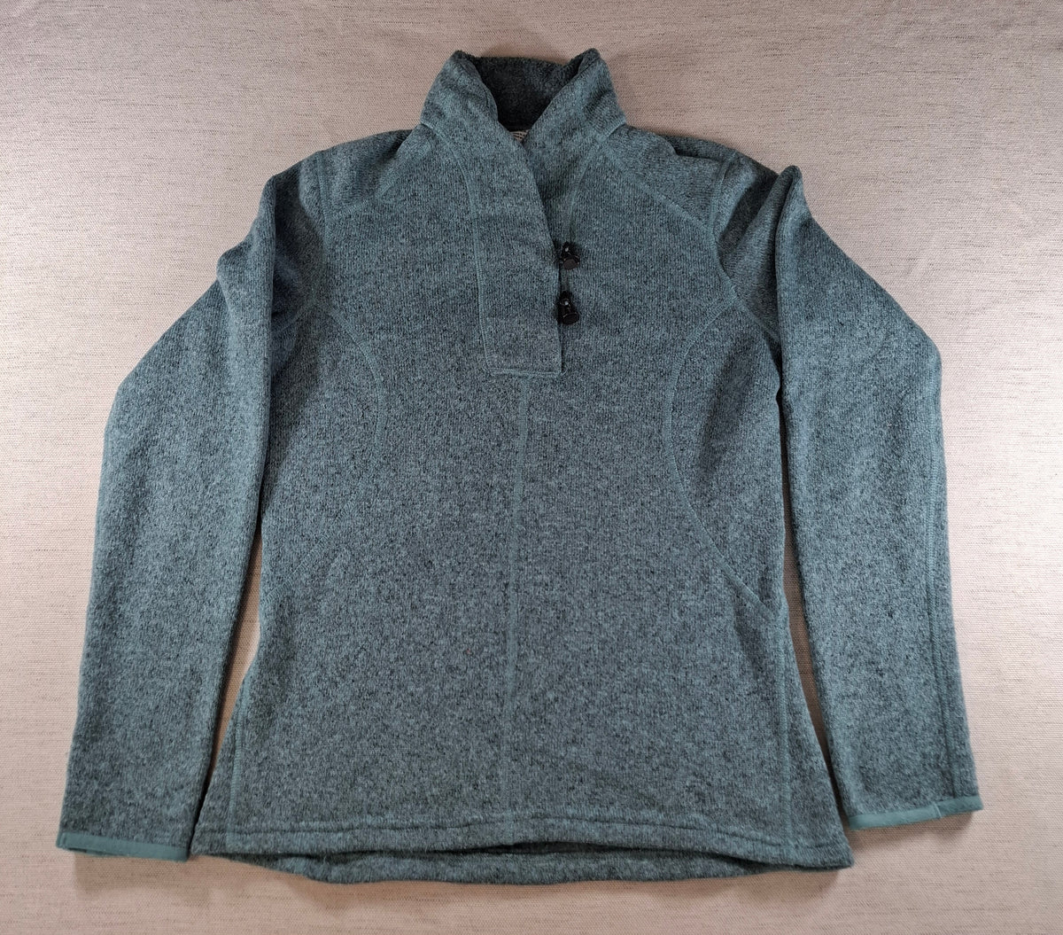 001548 – The North Face Fleece Jacket – Turquoise, Size Women's M