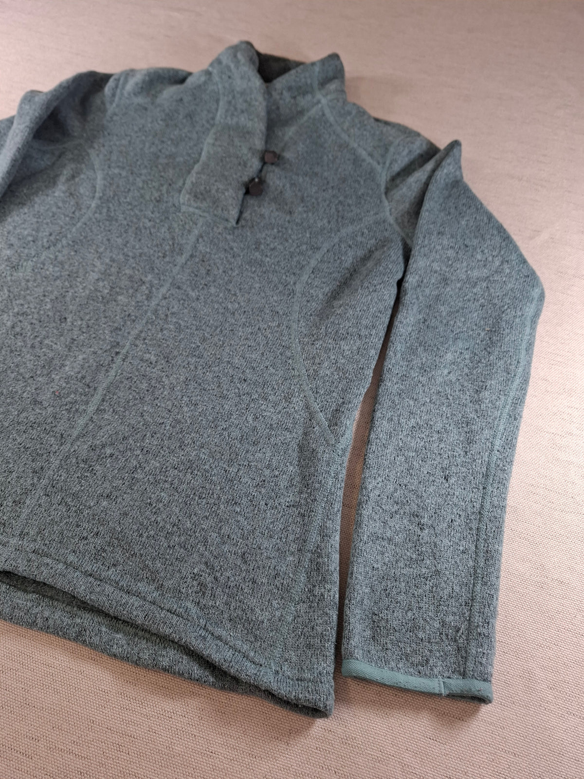001548 – The North Face Fleece Jacket – Turquoise, Size Women's M