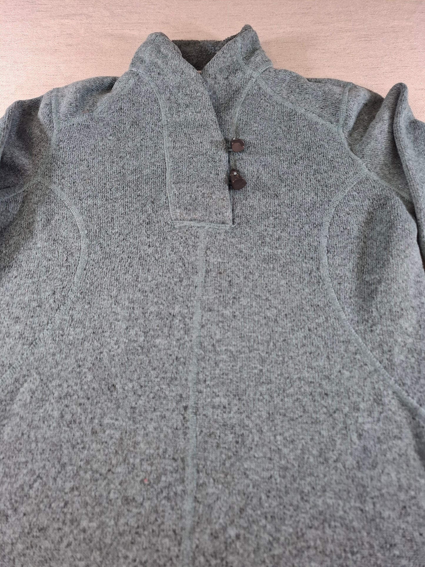 001548 – The North Face Fleece Jacket – Turquoise, Size Women's M