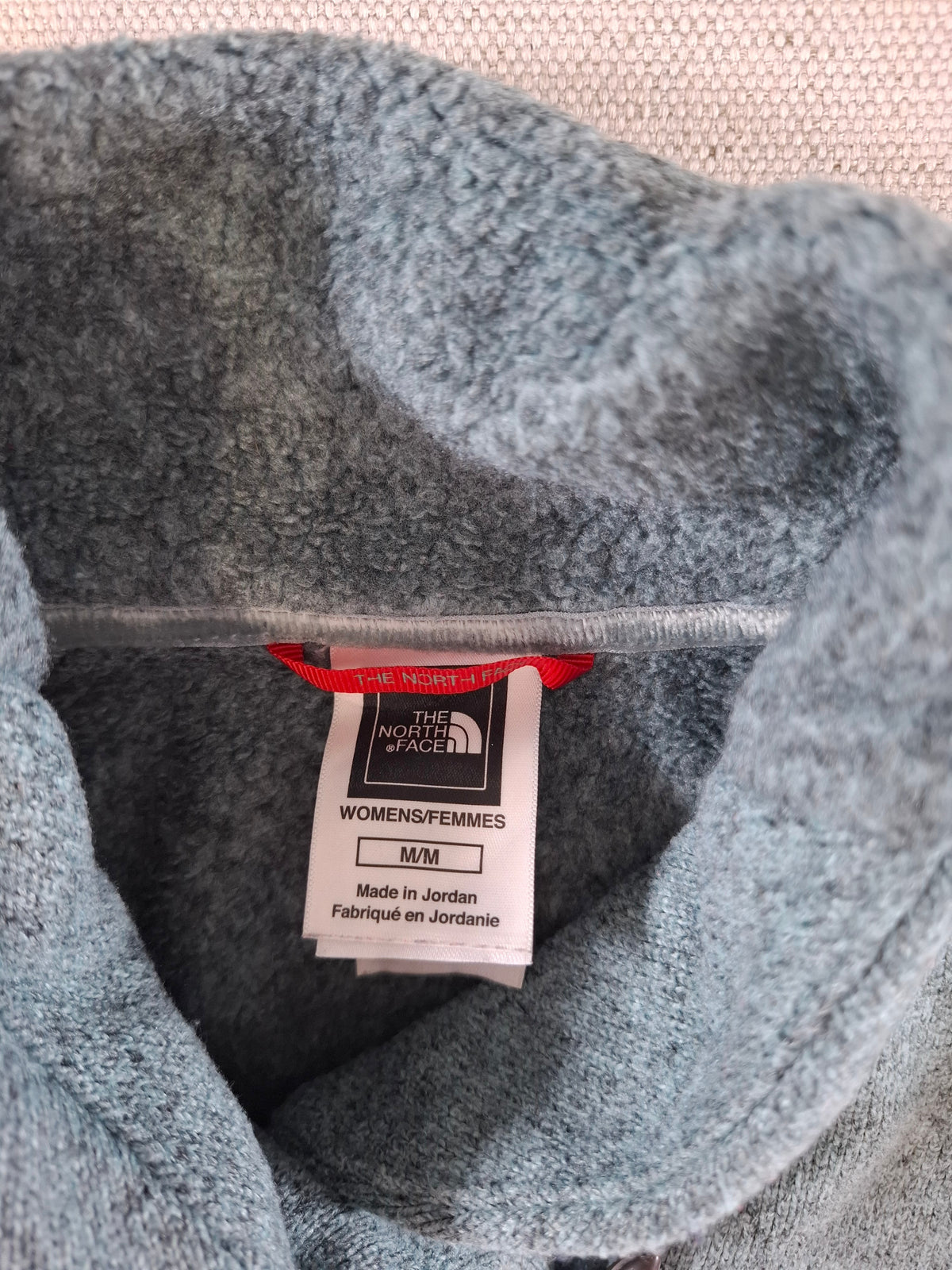 001548 – The North Face Fleece Jacket – Turquoise, Size Women's M