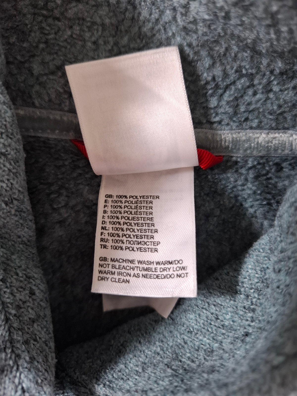 001548 – The North Face Fleece Jacket – Turquoise, Size Women's M