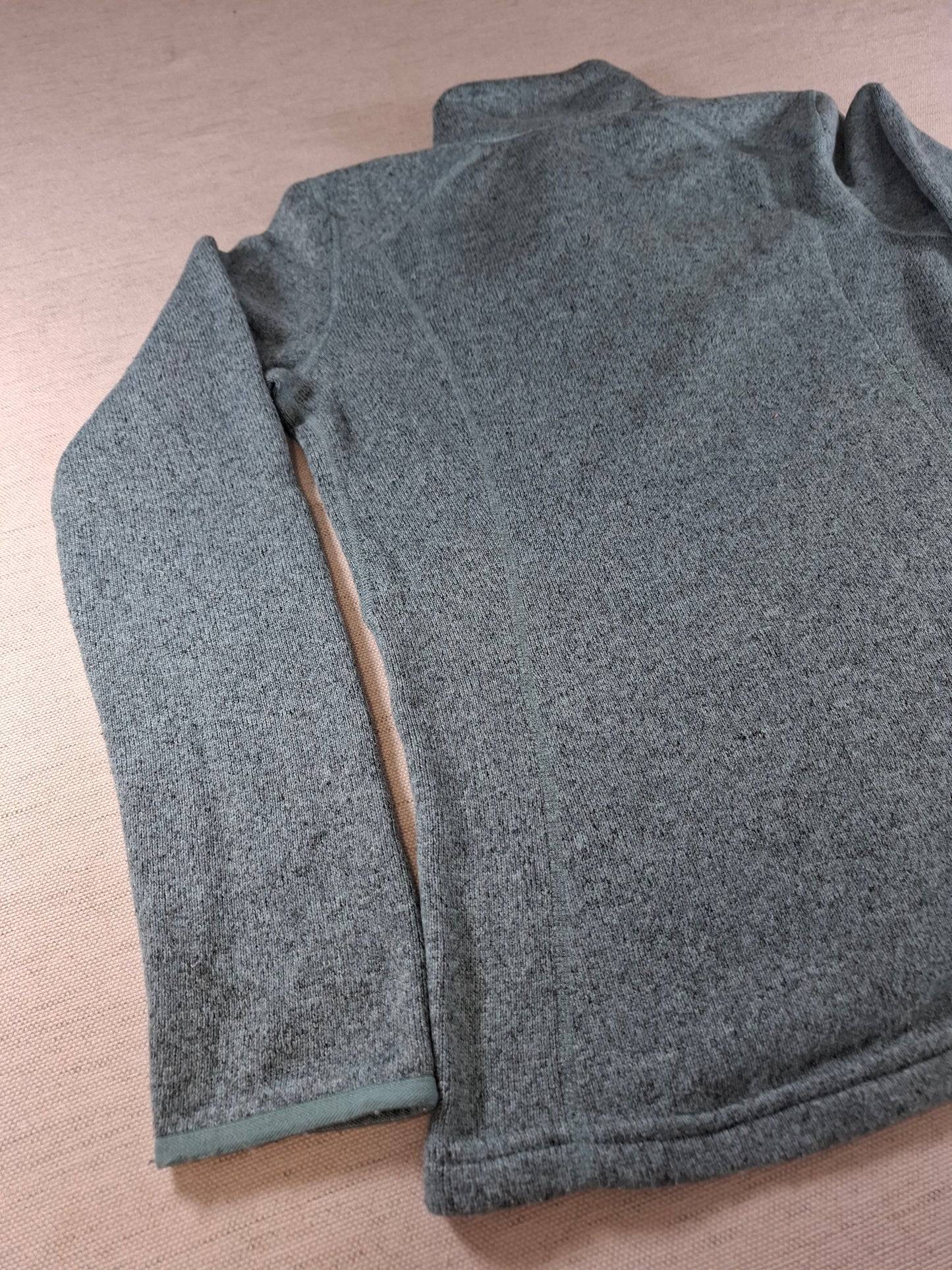 001548 – The North Face Fleece Jacket – Turquoise, Size Women's M