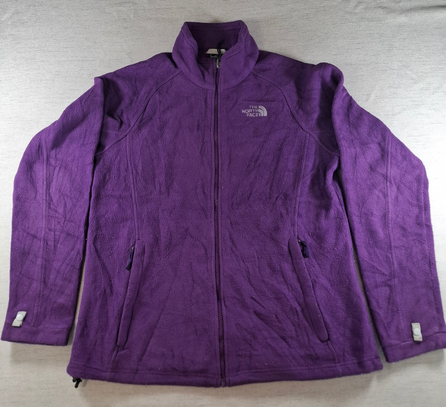 001550 – The North Face Fleece Jacket – Purple, Size Women's L
