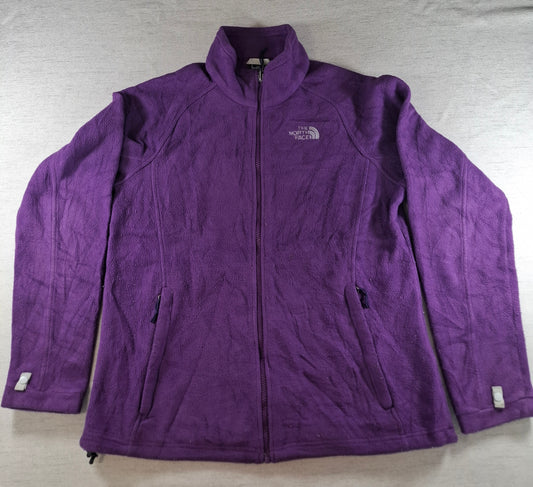 001550 – The North Face Fleece Jacket – Purple, Size Women's L