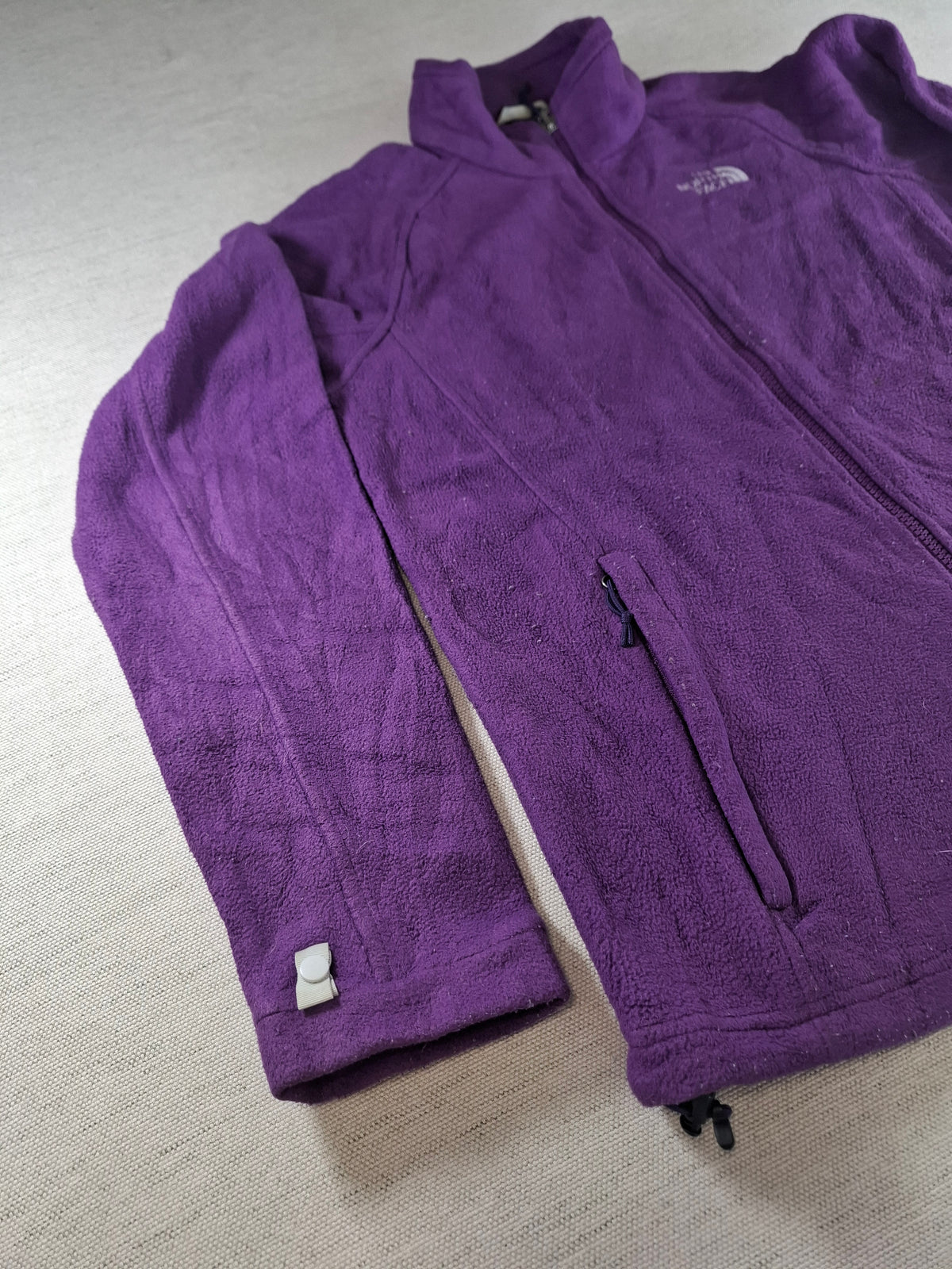 001550 – The North Face Fleece Jacket – Purple, Size Women's L