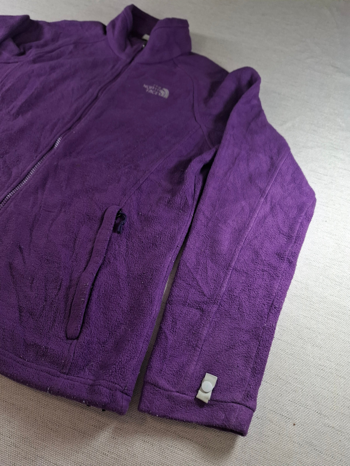 001550 – The North Face Fleece Jacket – Purple, Size Women's L