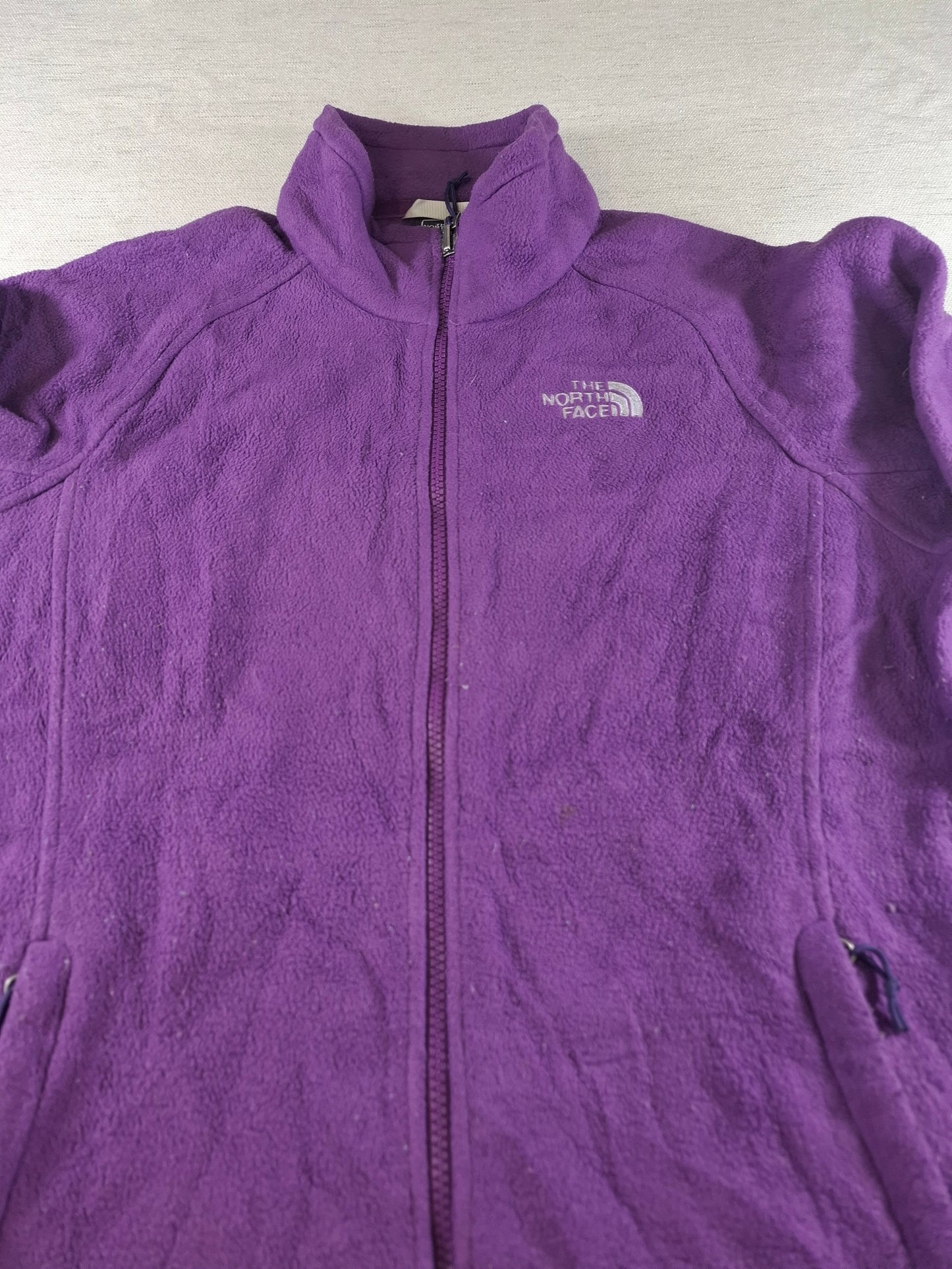 001550 – The North Face Fleece Jacket – Purple, Size Women's L