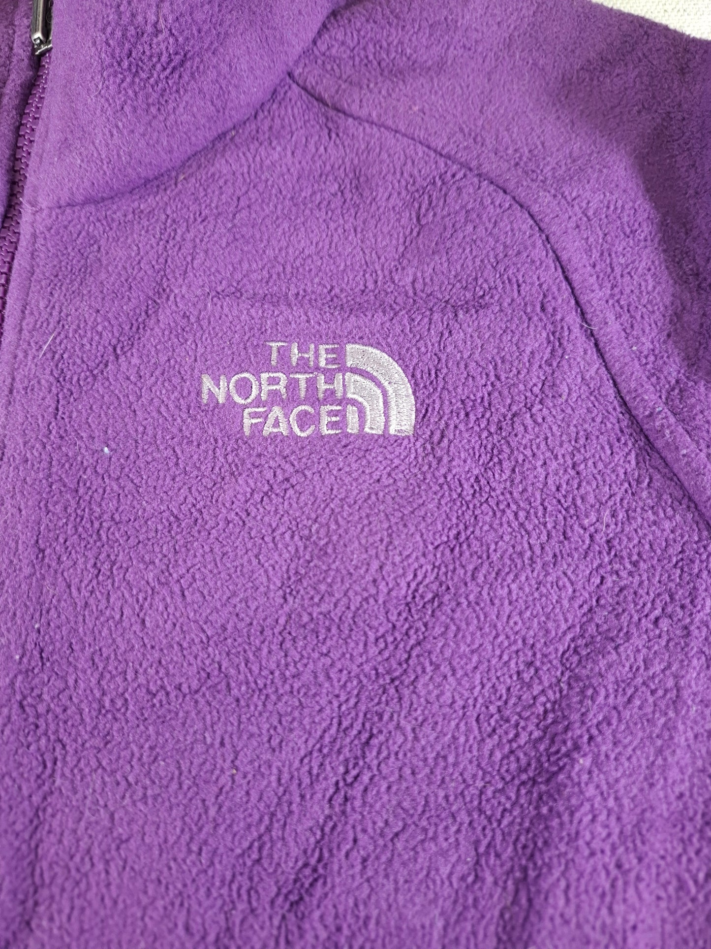 001550 – The North Face Fleece Jacket – Purple, Size Women's L