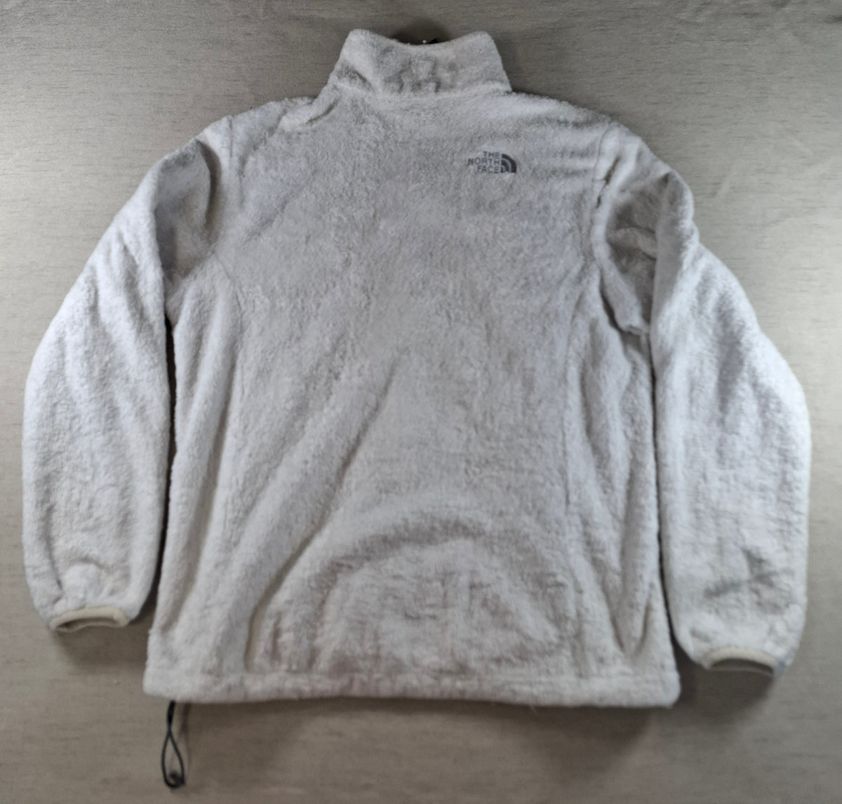 001552 – The North Face Fleece Jacket – White, Size Women's M