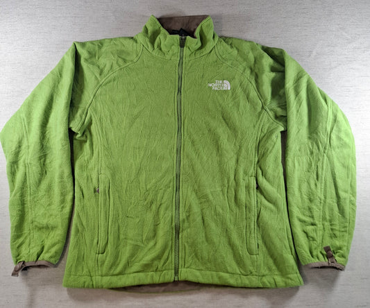 001553 – The North Face Fleece Jacket – Green, Size Women's S