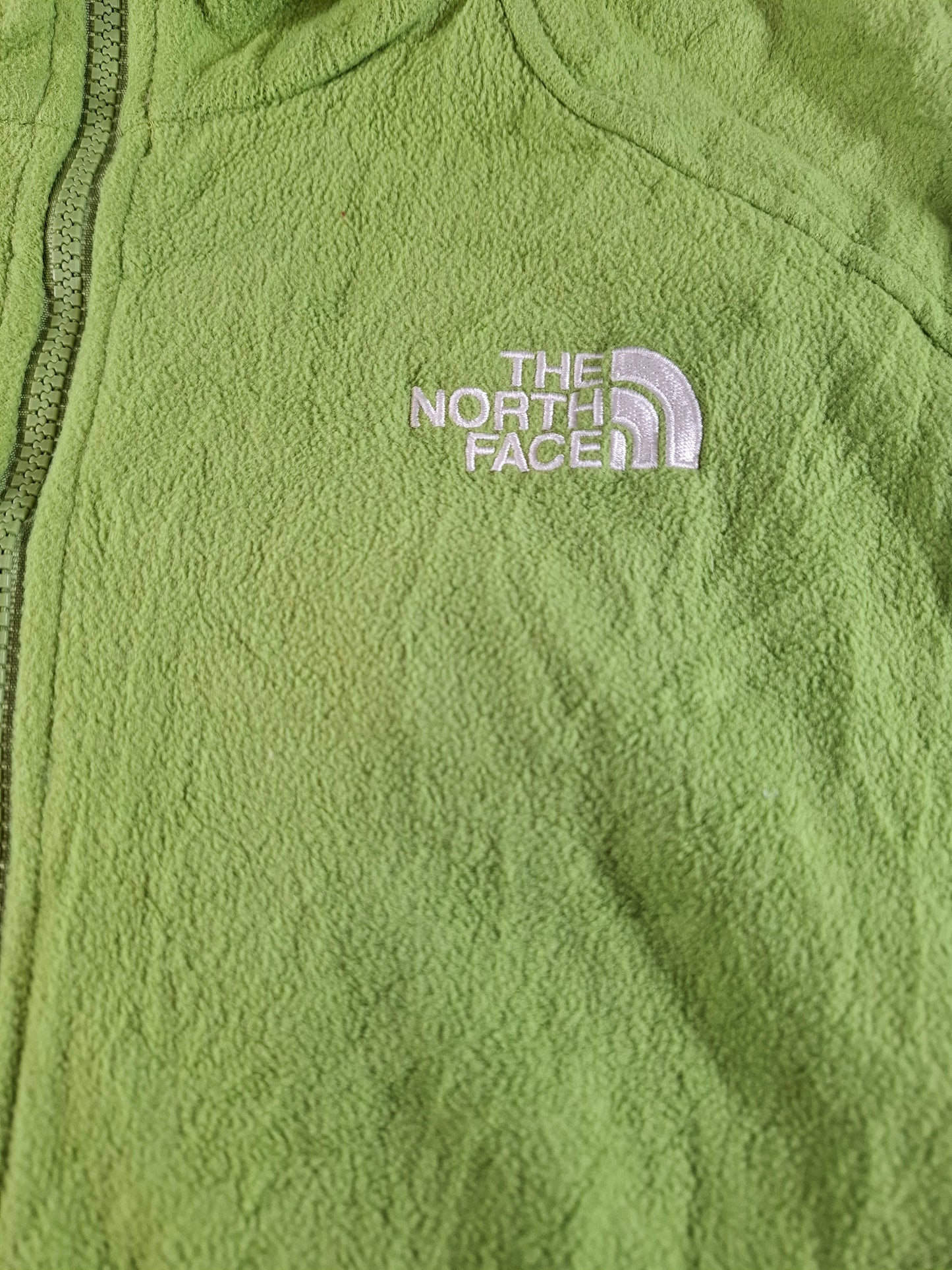 001553 – The North Face Fleece Jacket – Green, Size Women's S