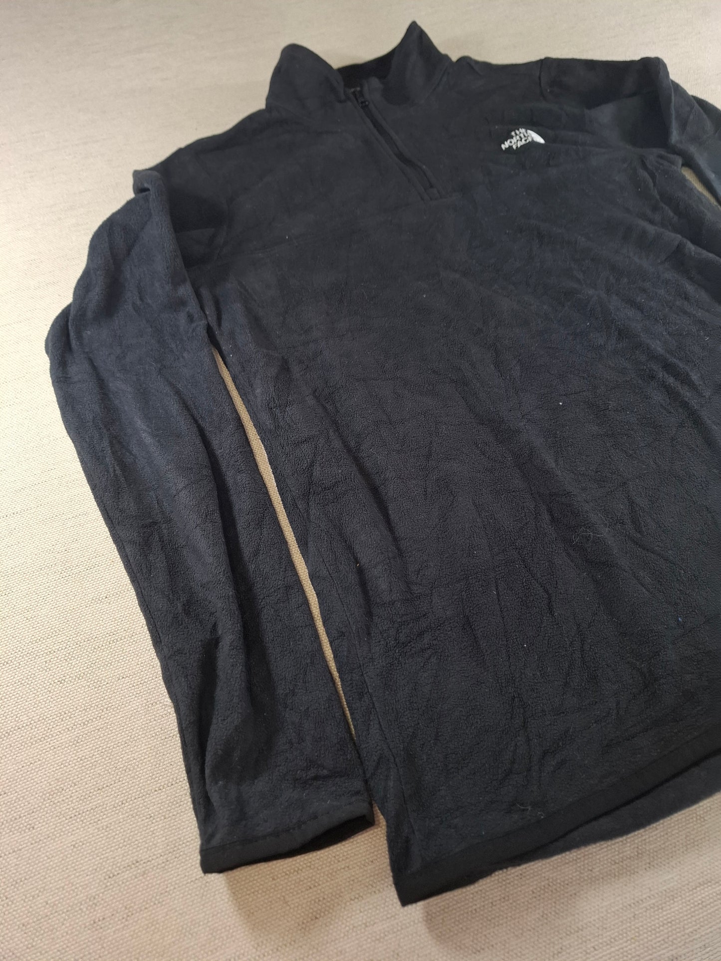 001554 – The North Face Fleece Jacket – Black, Size Women's S
