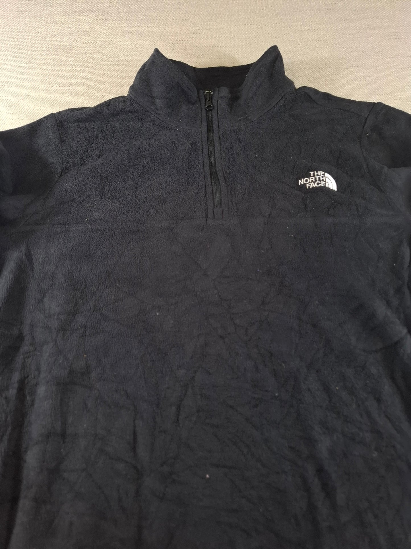 001554 – The North Face Fleece Jacket – Black, Size Women's S