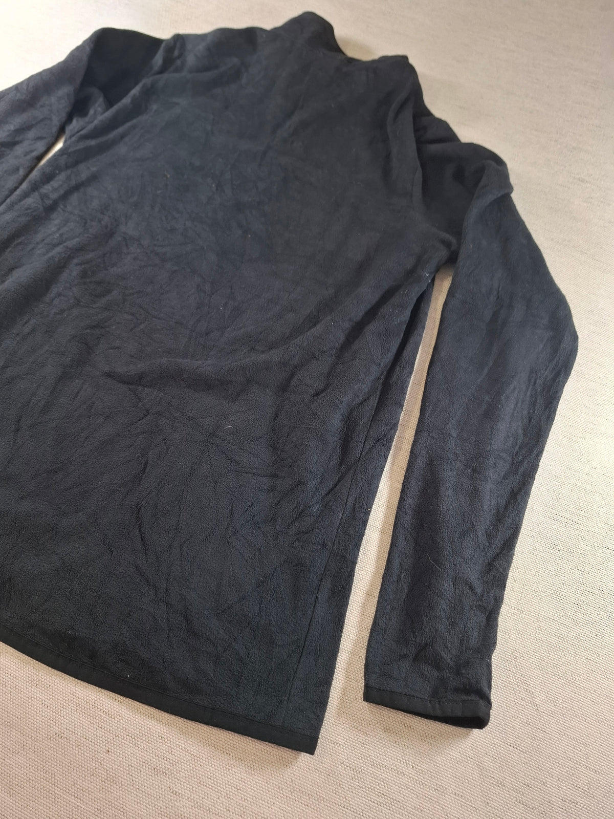 001554 – The North Face Fleece Jacket – Black, Size Women's S