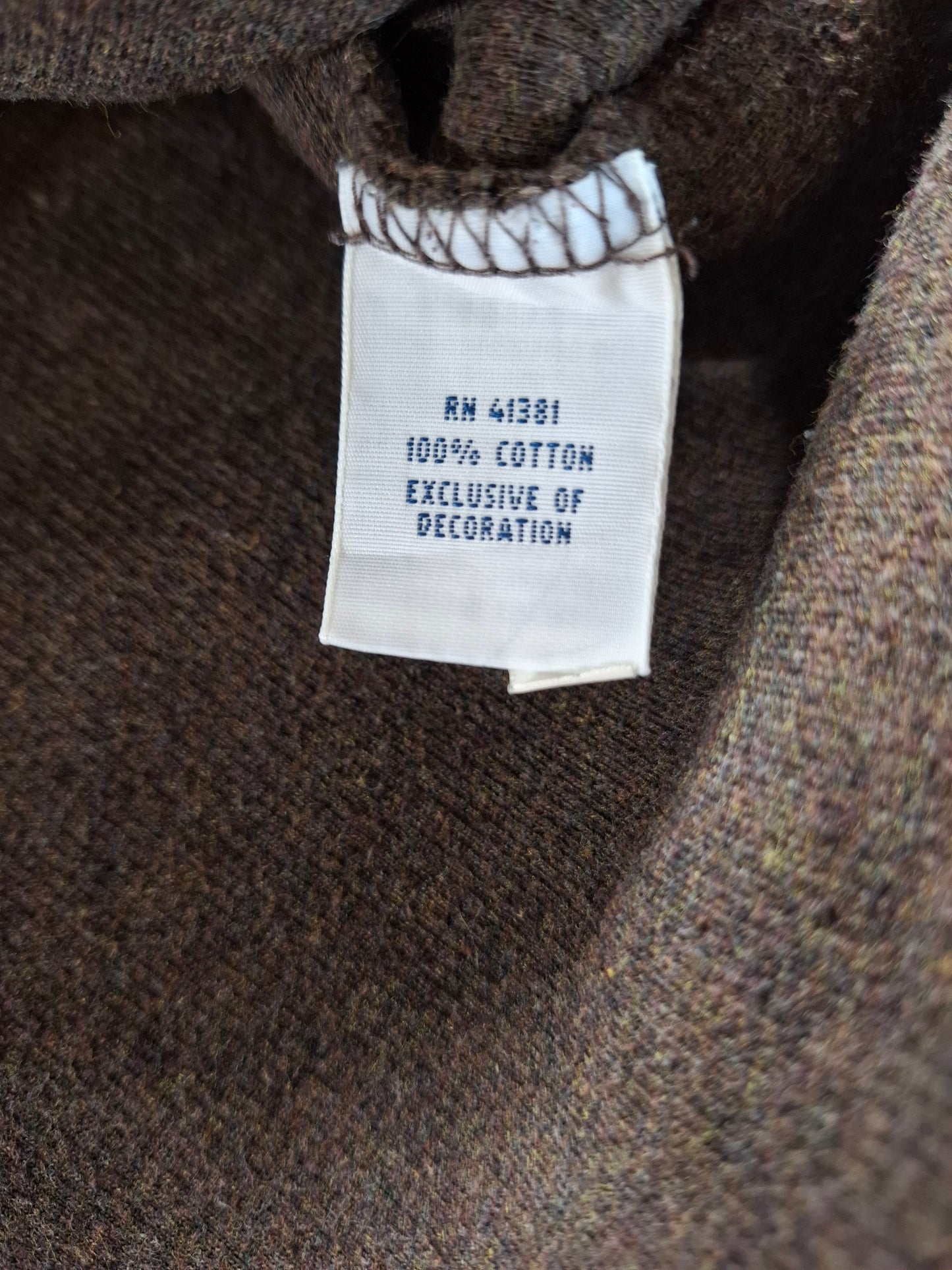 001563 – Polo Ralph Lauren Quarter-Zip Sweater – Brown, Size XXL