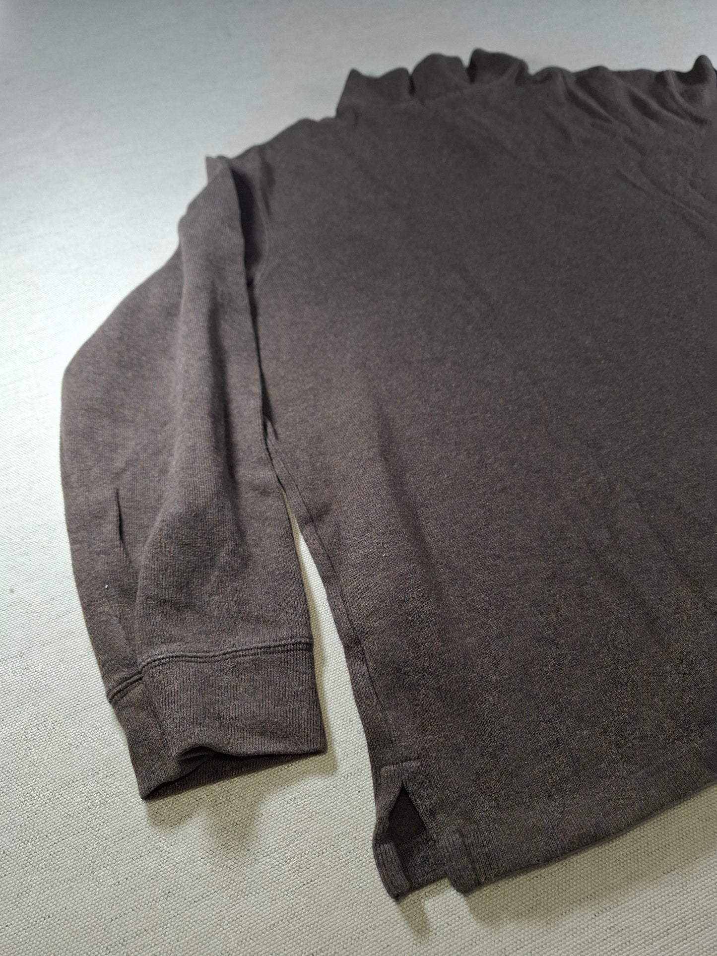 001563 – Polo Ralph Lauren Quarter-Zip Sweater – Brown, Size XXL