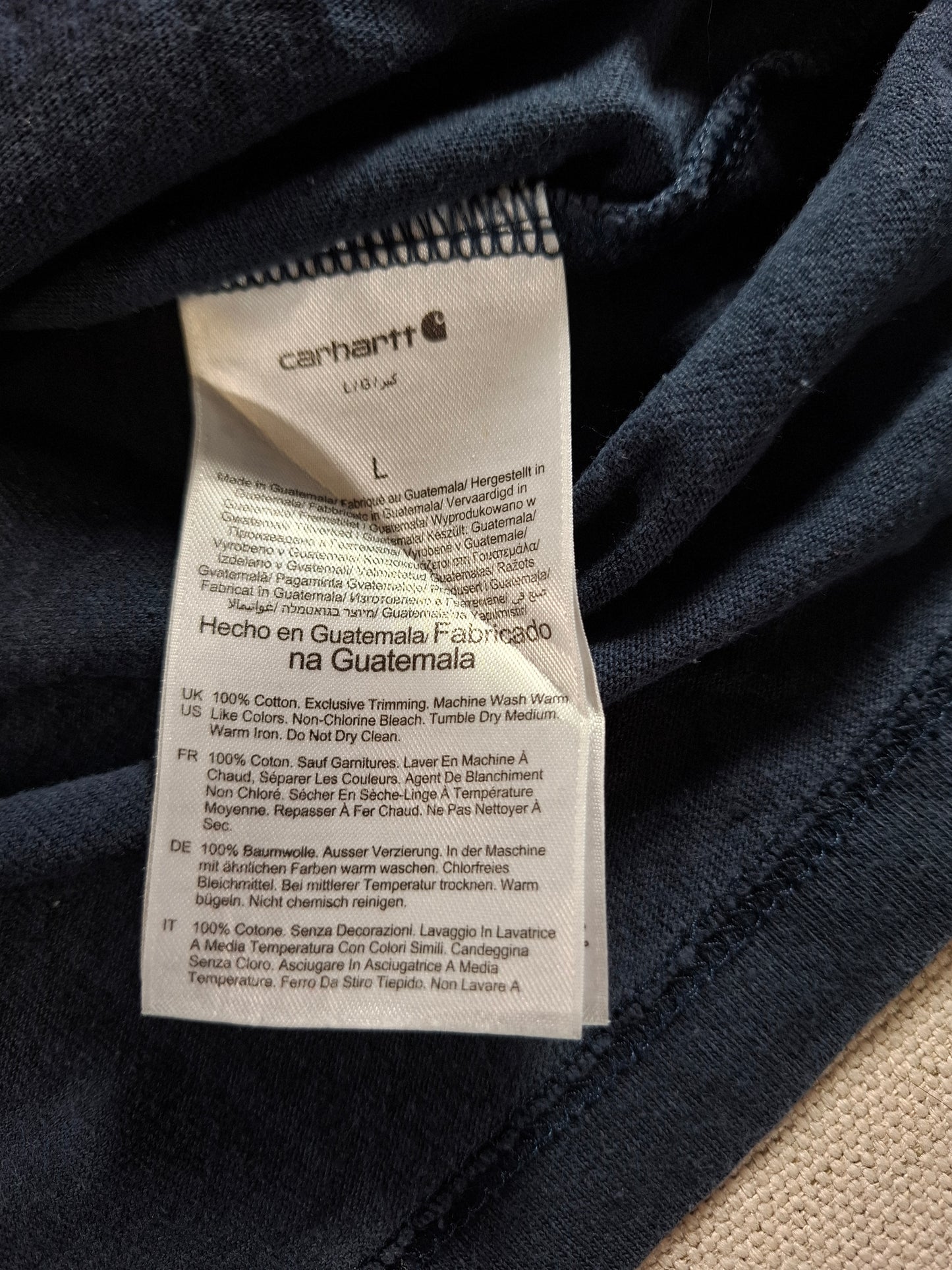001565 – Carhartt T-Shirt – Blue, Size L