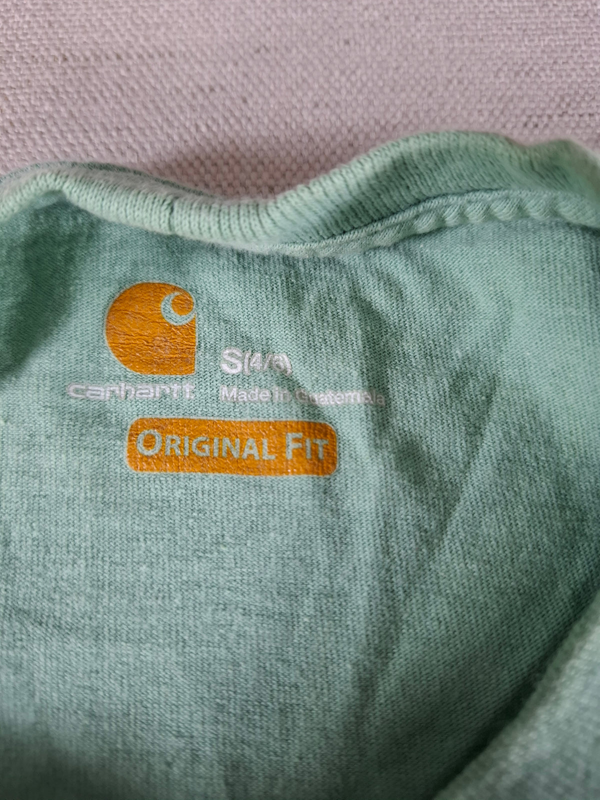 001566 – Carhartt T-Shirt – Mint Green, Size S