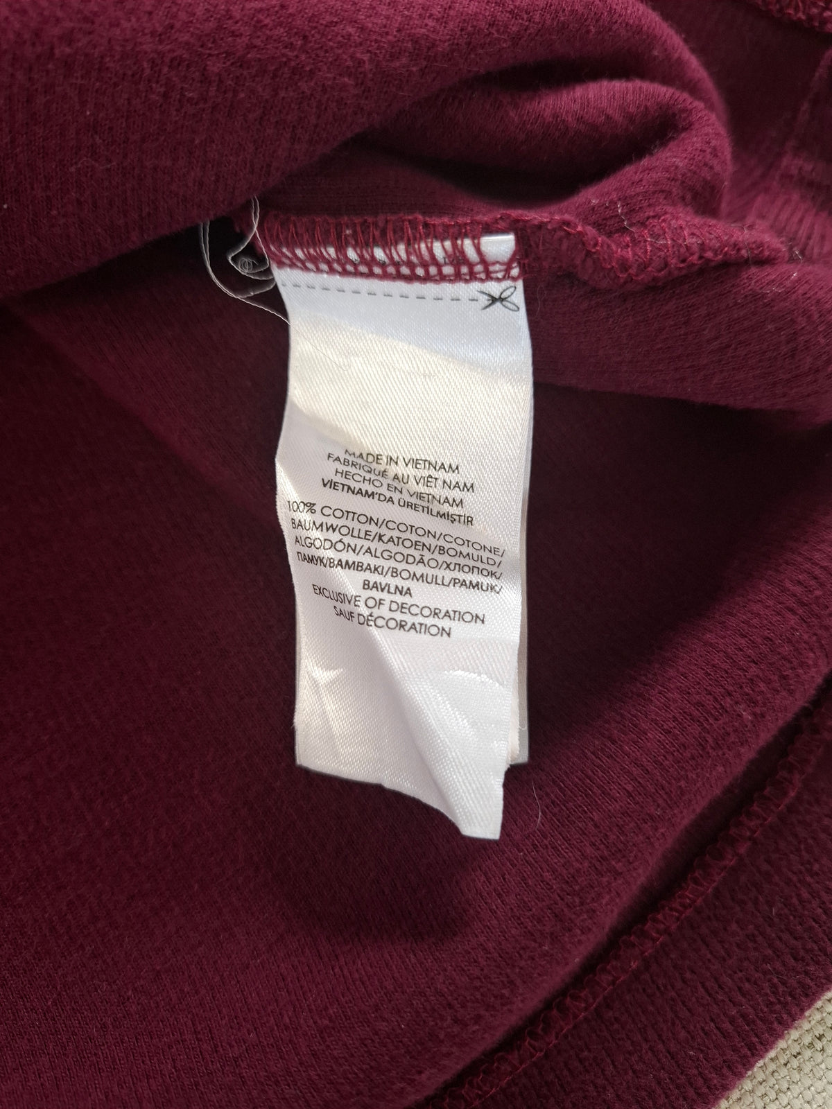 001573 – Polo Ralph Lauren Quarter-Zip Sweater – Burgundy Red, Size XXL