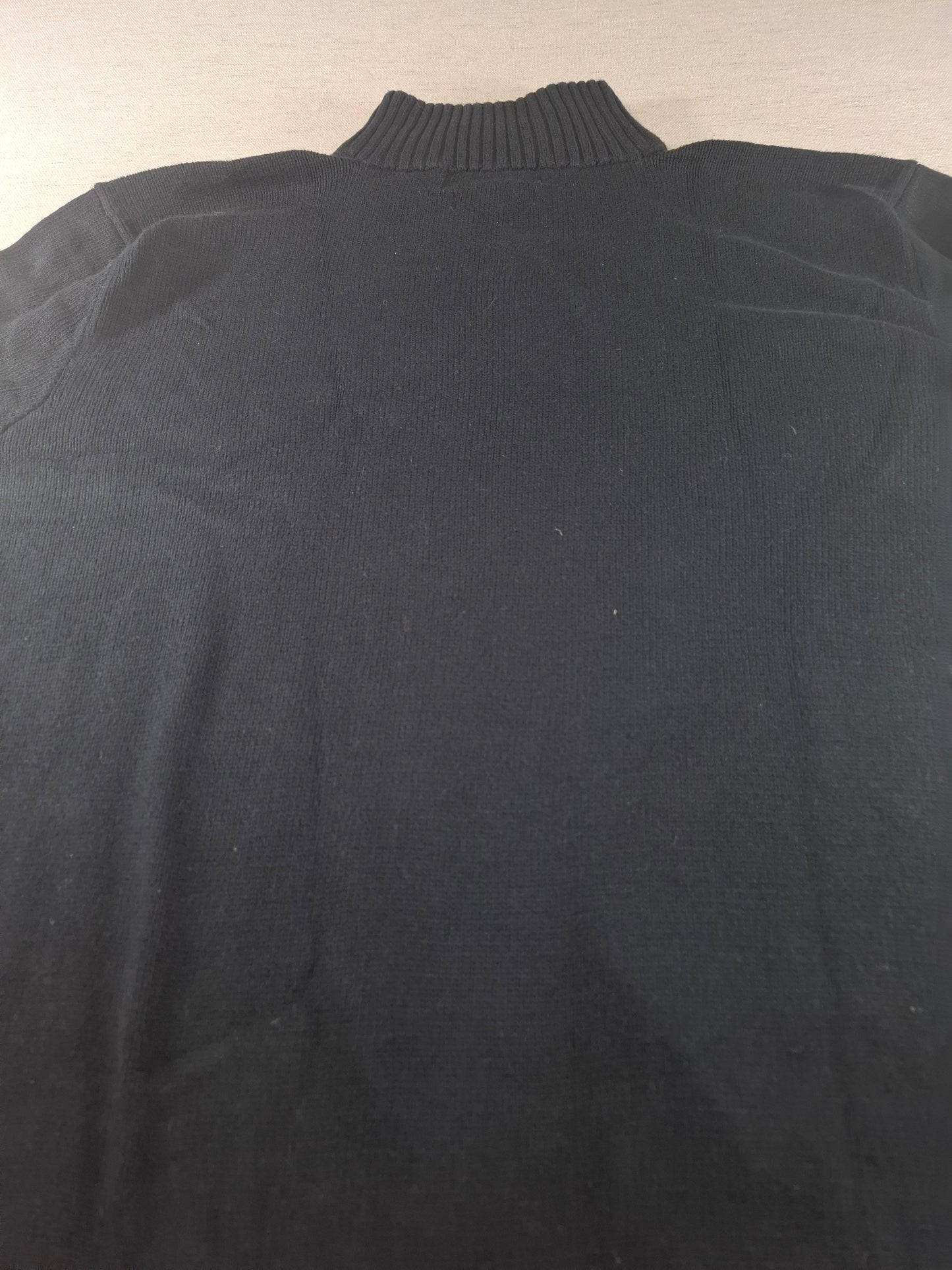 001574 – Polo Ralph Lauren Quarter-Zip Sweater – Black, Size XXL