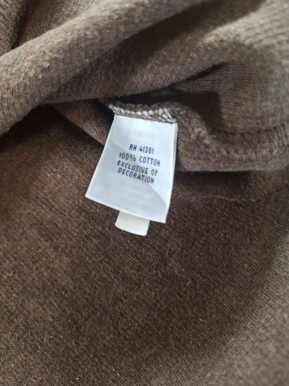 001575 – Polo Ralph Lauren Quarter-Zip Sweater – Brown, Size XXL