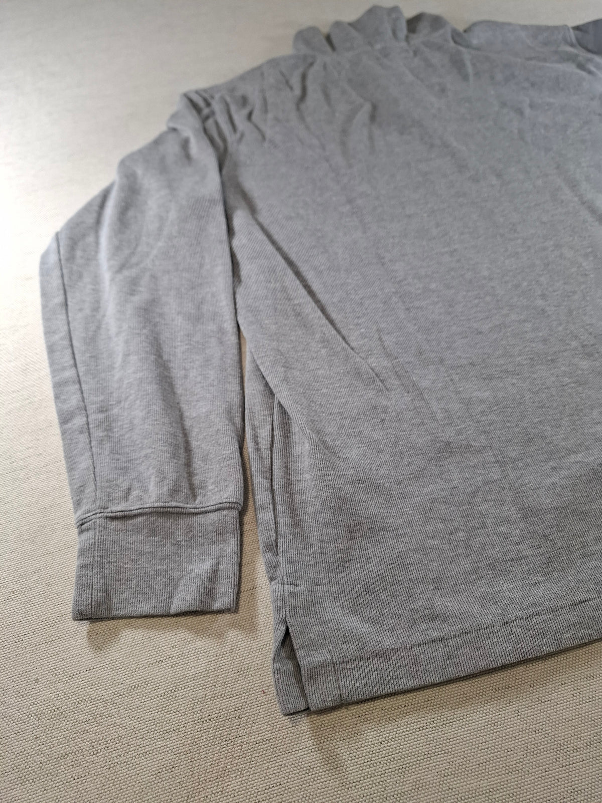 001576 – Polo Ralph Lauren Quarter-Zip Sweater – Grey, Size XL