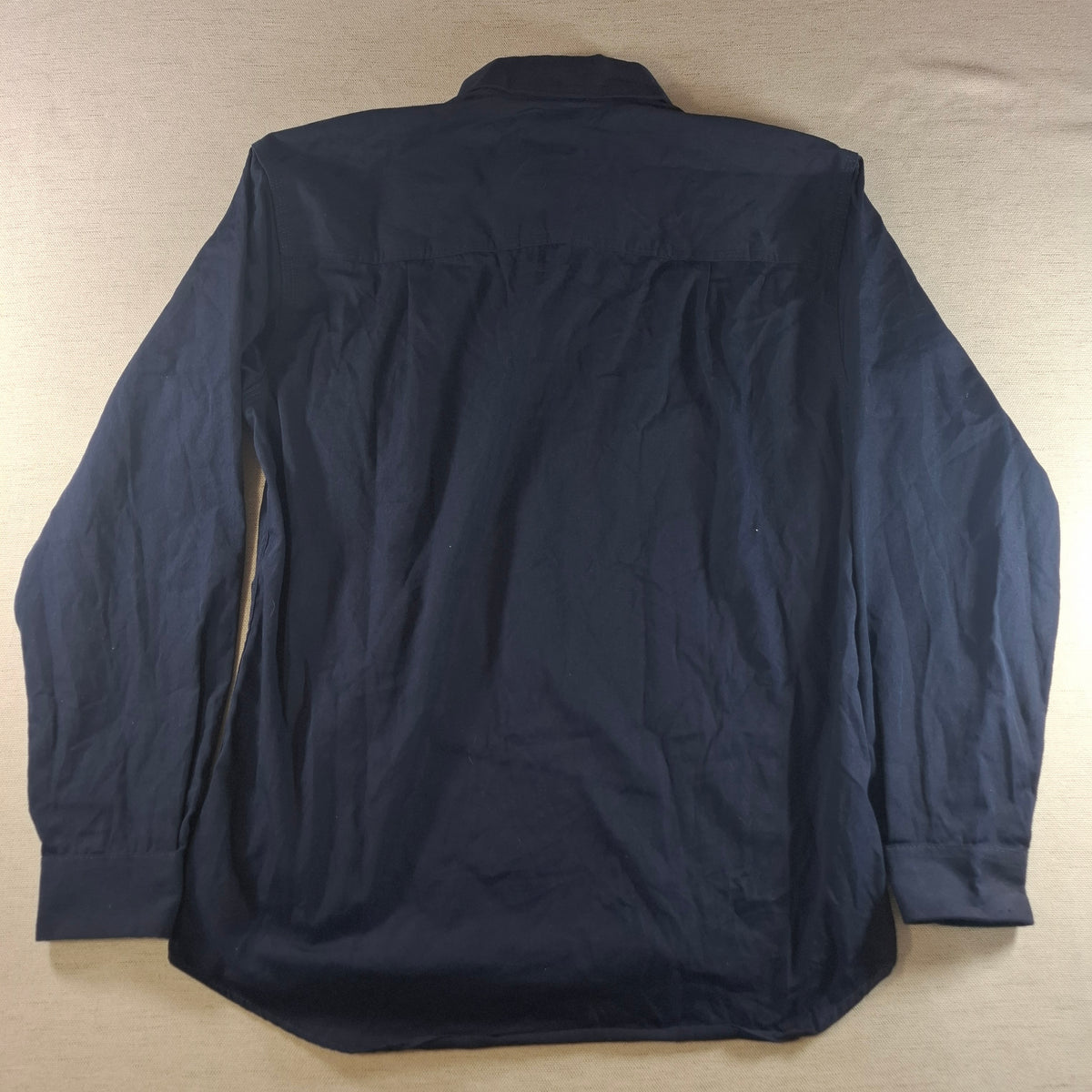 001581 – Carhartt Flame-Resistant Work Shirt – Navy, Size M
