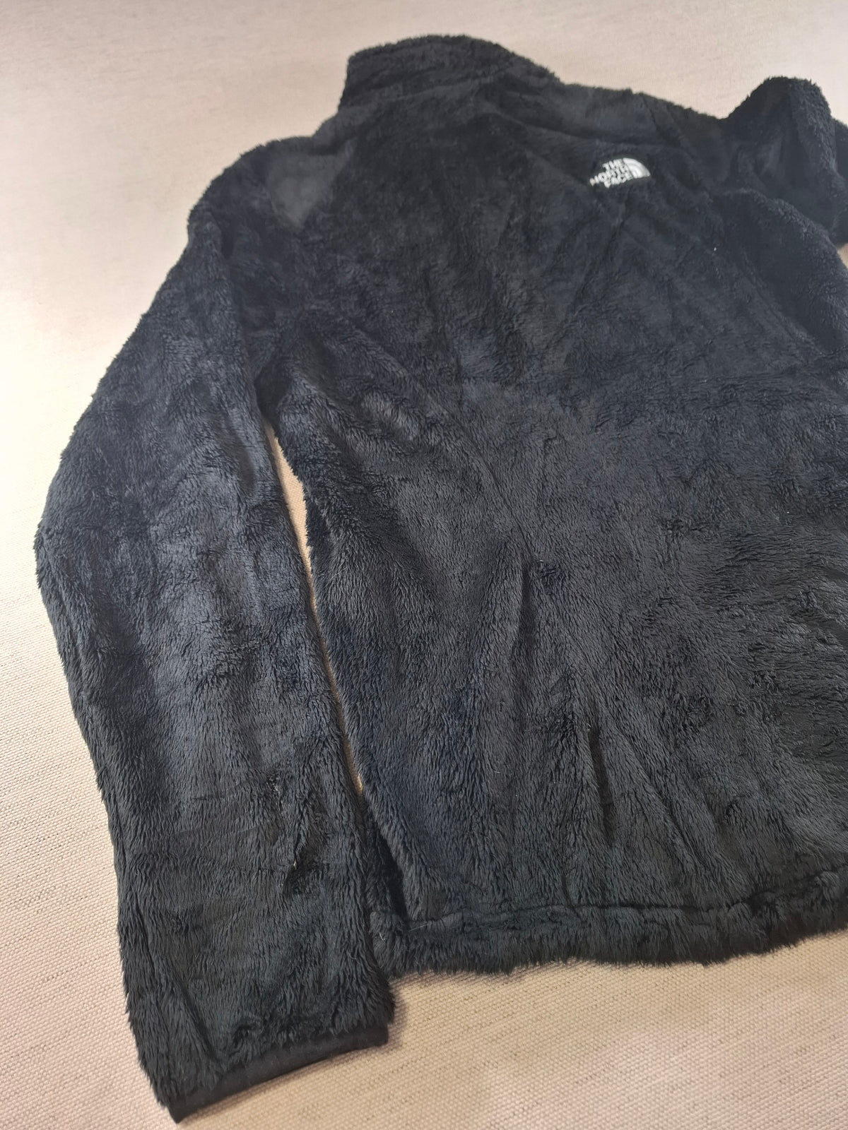 001558 – The North Face Fleece Jacket – Black, Size Women's M