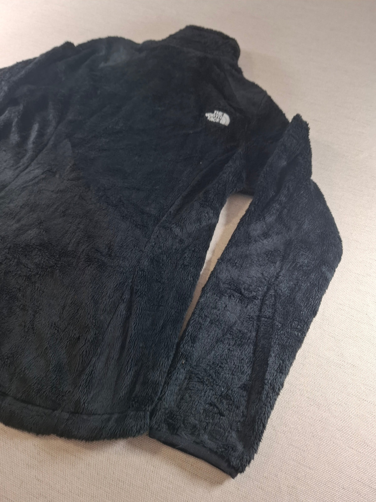 001558 – The North Face Fleece Jacket – Black, Size Women's M