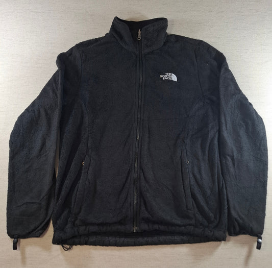 001584 – The North Face Fleece Jacket – Black, Size Women's L
