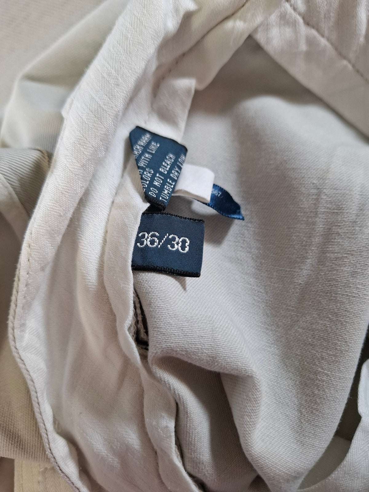 000418 – Polo Ralph Lauren Chino – Beige/Cream, Size 36/30
