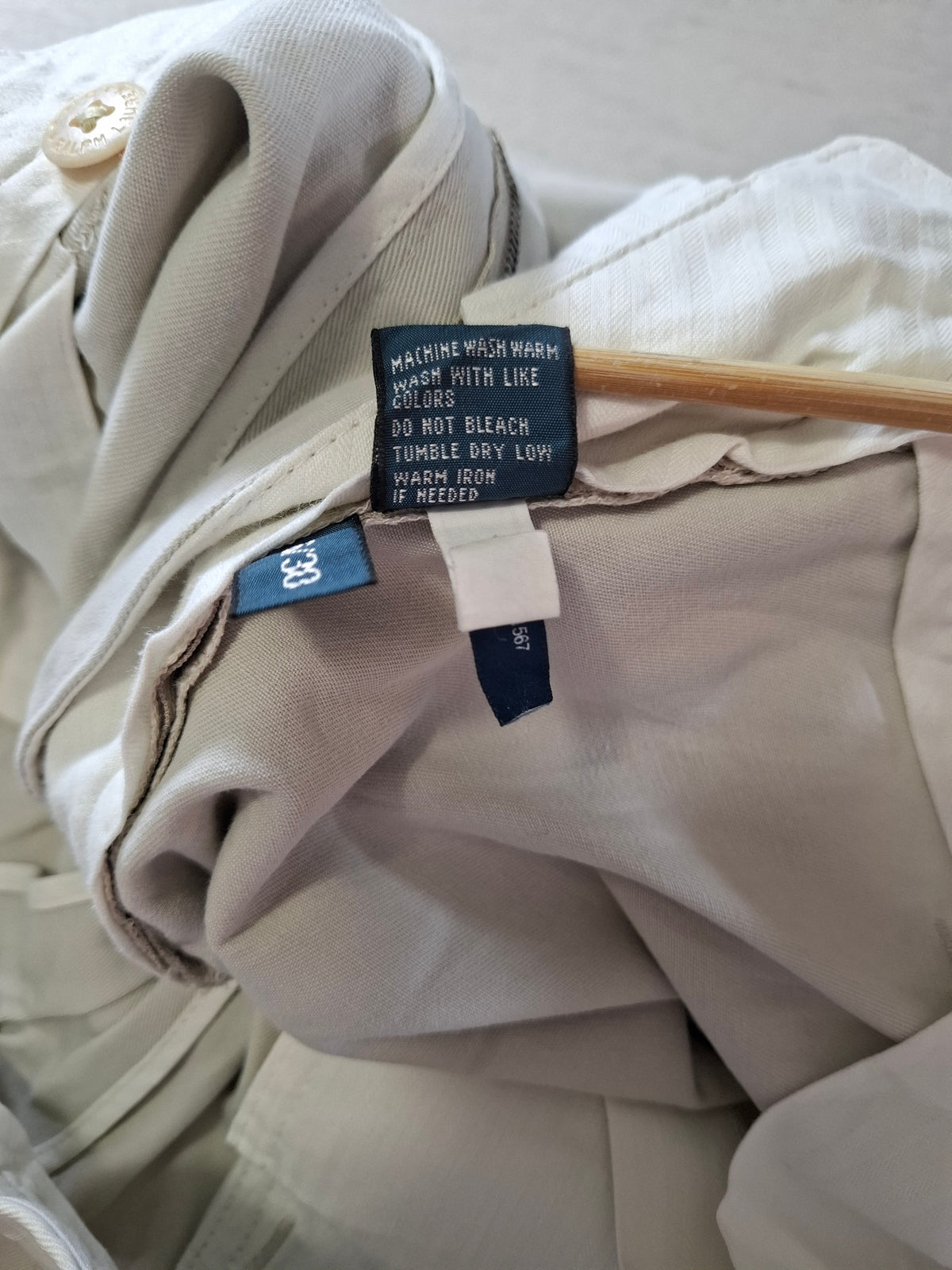 000418 – Polo Ralph Lauren Chino – Beige/Cream, Size 36/30