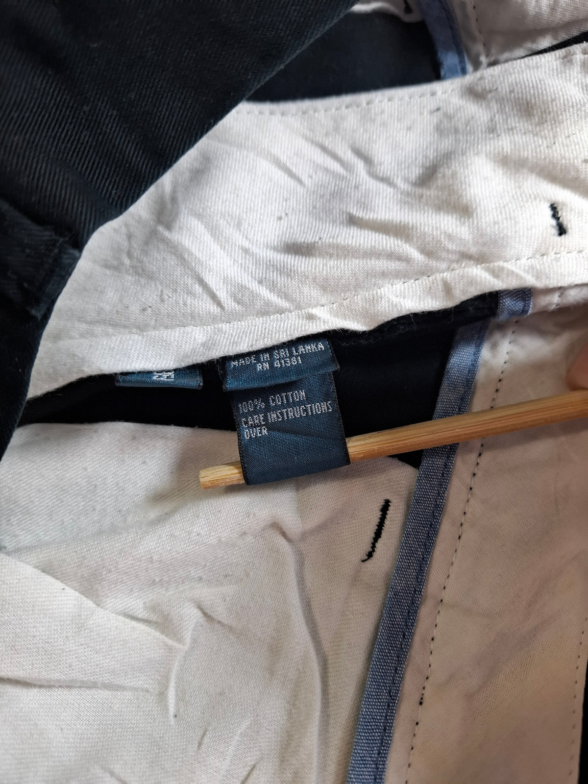 000427 – Polo Ralph Lauren Chino – Black, Size 35/32