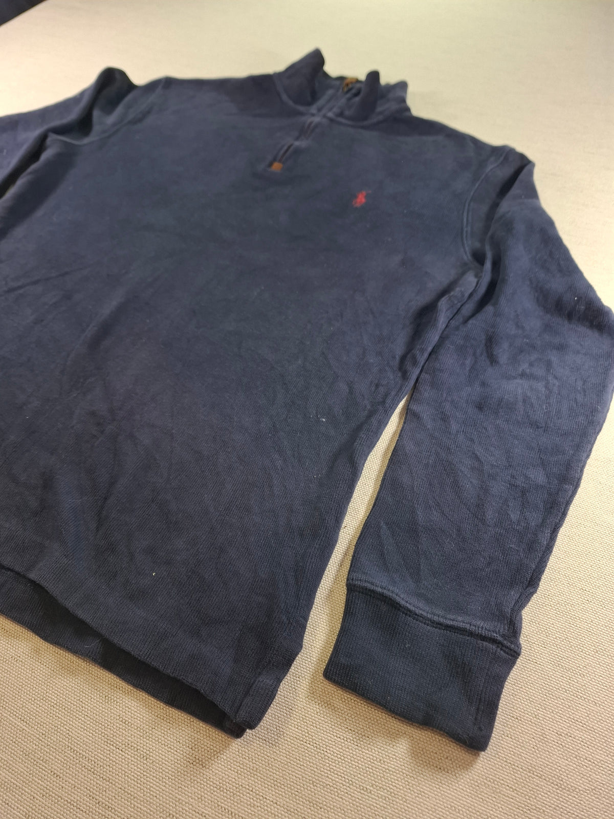 000428 – Polo Ralph Lauren 1/4 Zip Pullover – Navy, Size S