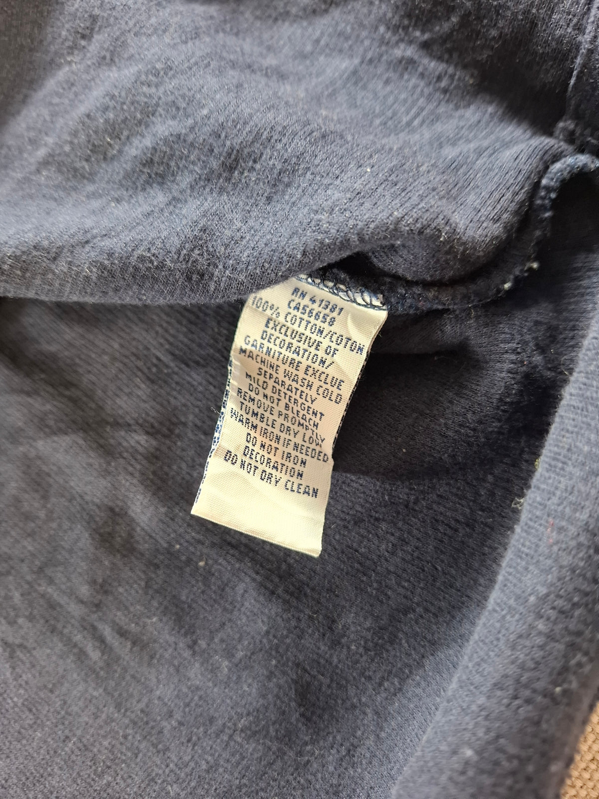 000428 – Polo Ralph Lauren 1/4 Zip Pullover – Navy, Size S