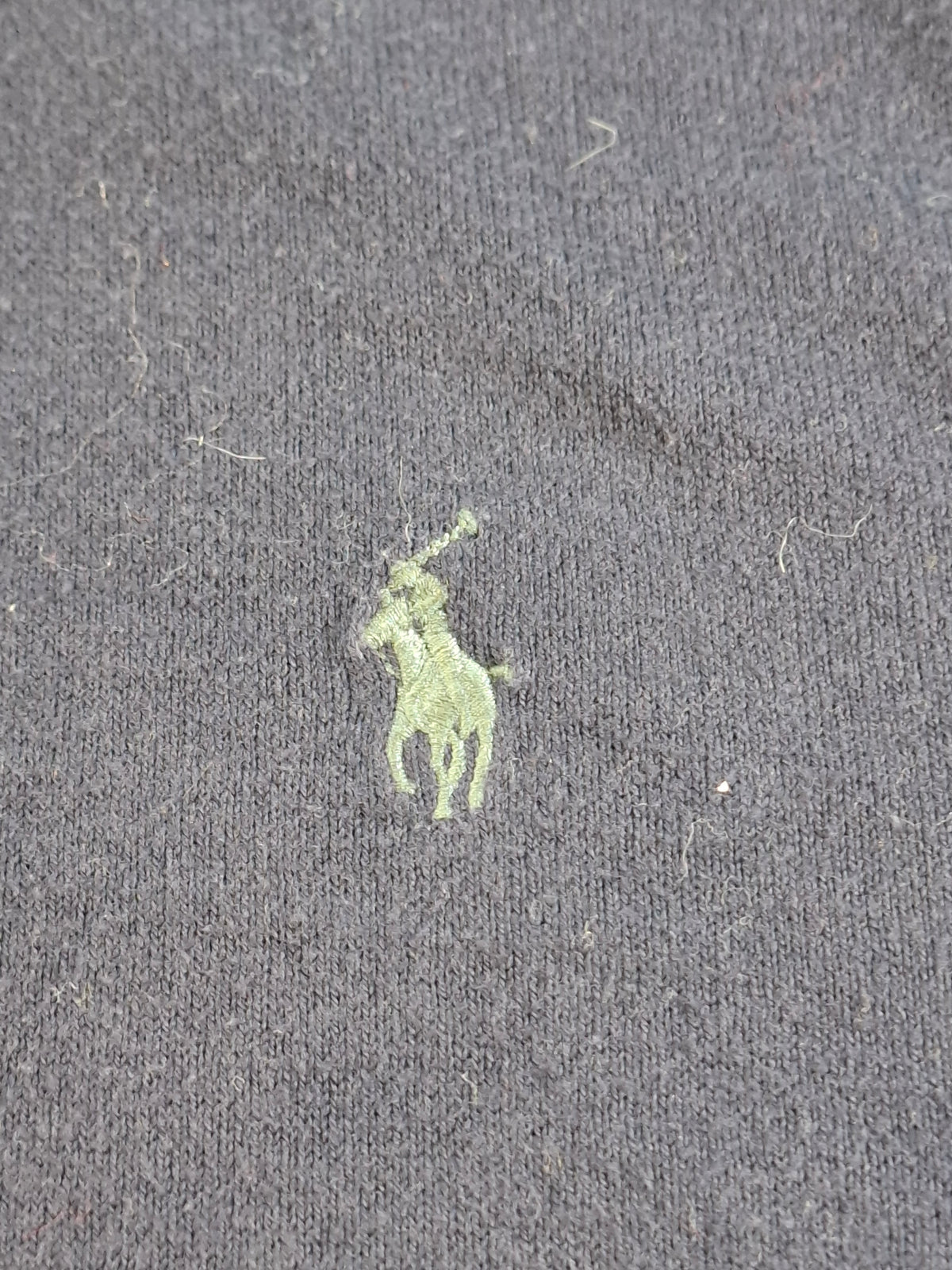 000430 – Polo Ralph Lauren 1/4 Zip Pullover – Navy, Size M
