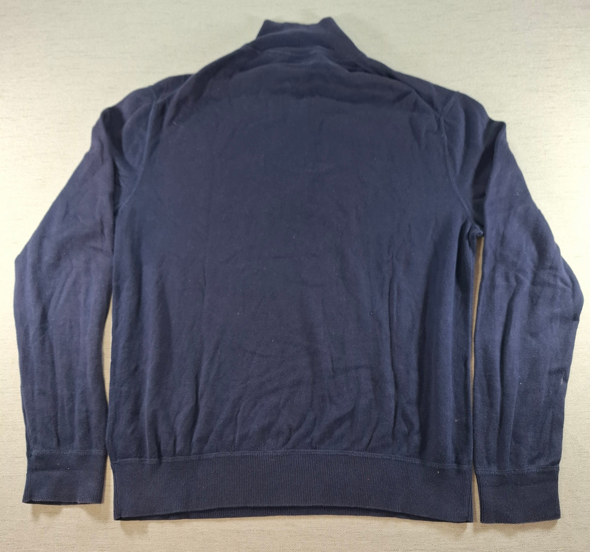 000430 – Polo Ralph Lauren 1/4 Zip Pullover – Navy, Size M